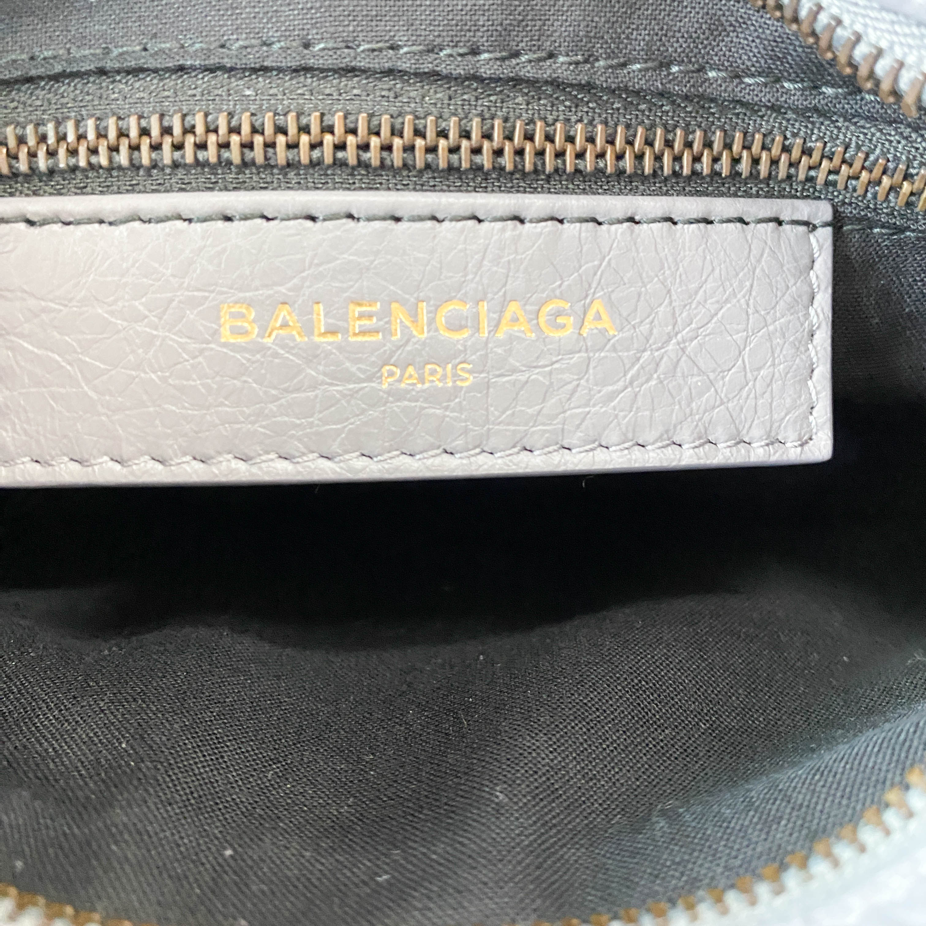 The City Graffiti Mini Grey Bag