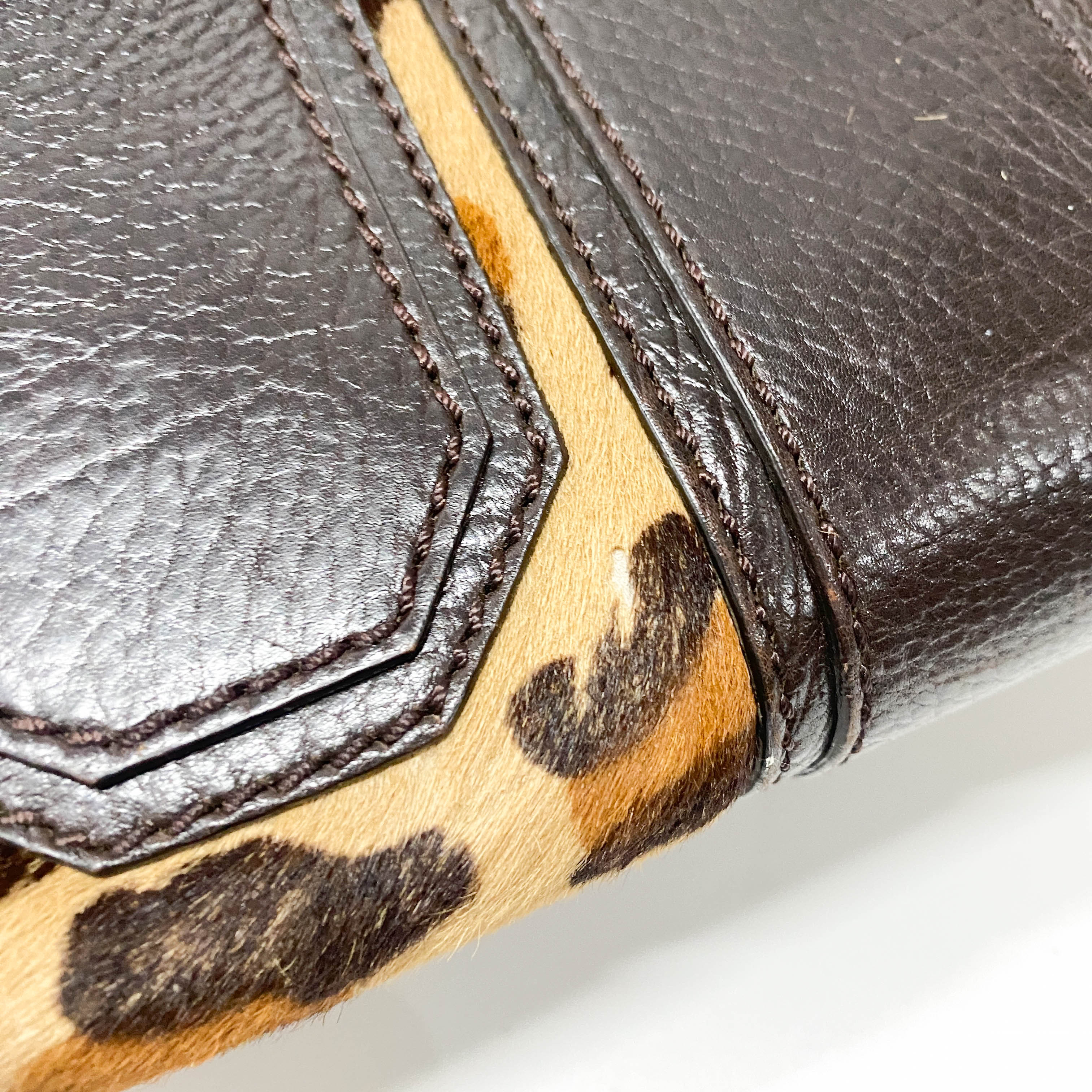 Leopard Print Ella Satchel Bag