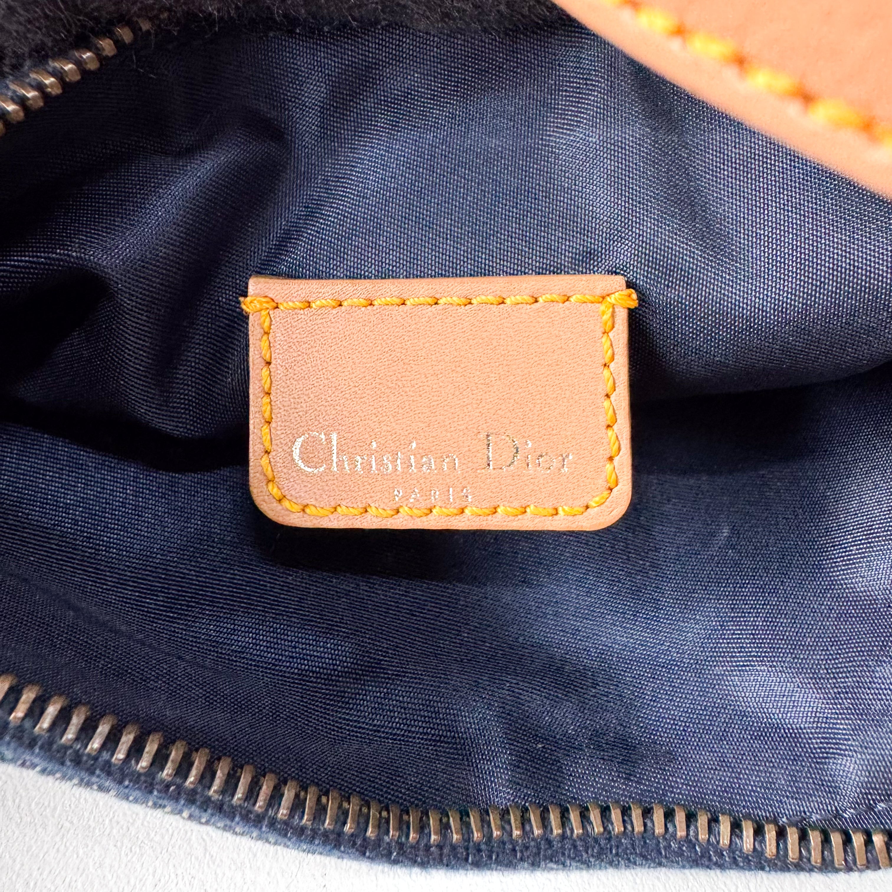 Saddle Denim Shoulder Bag