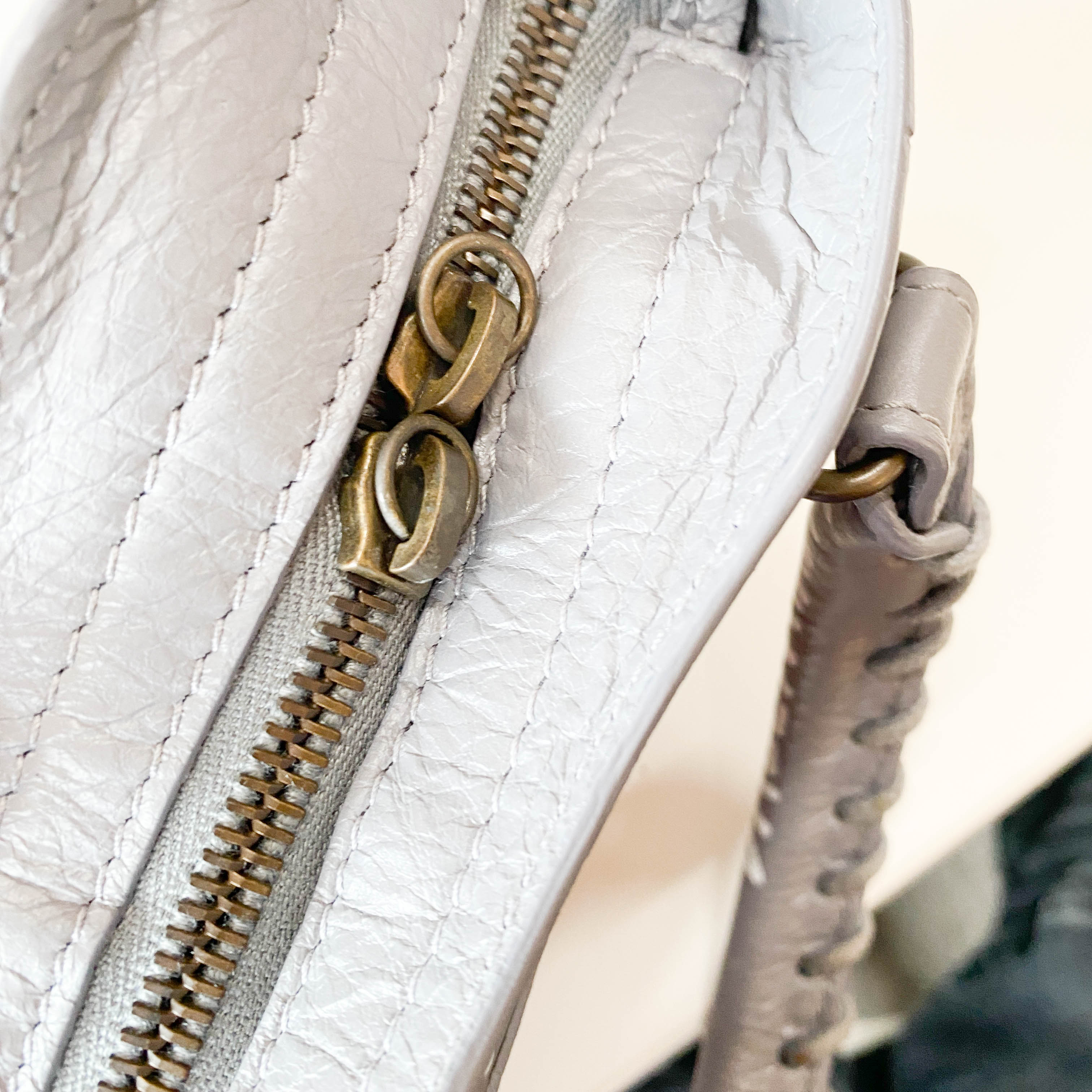 The City Graffiti Mini Grey Bag