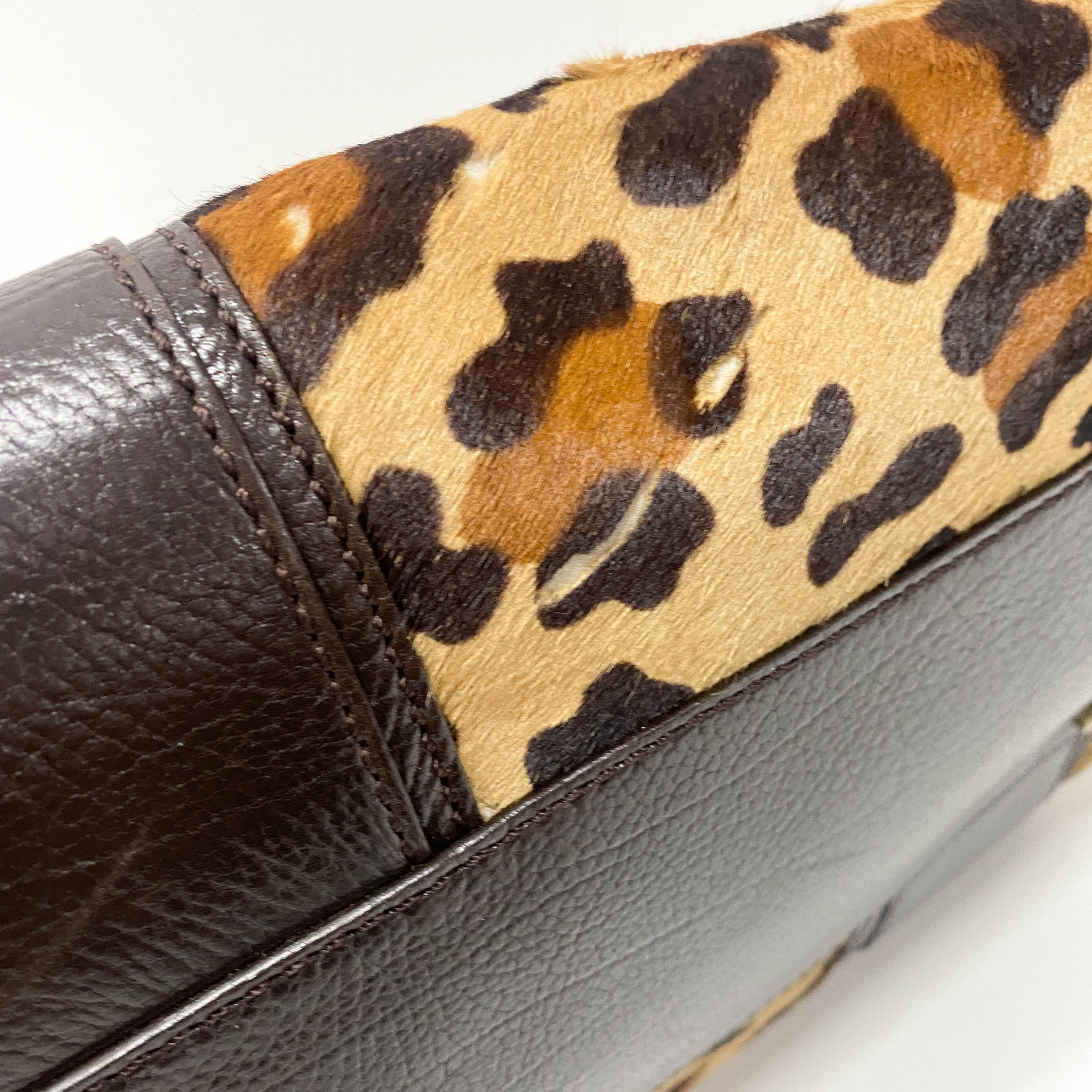 Leopard Print Ella Satchel Bag