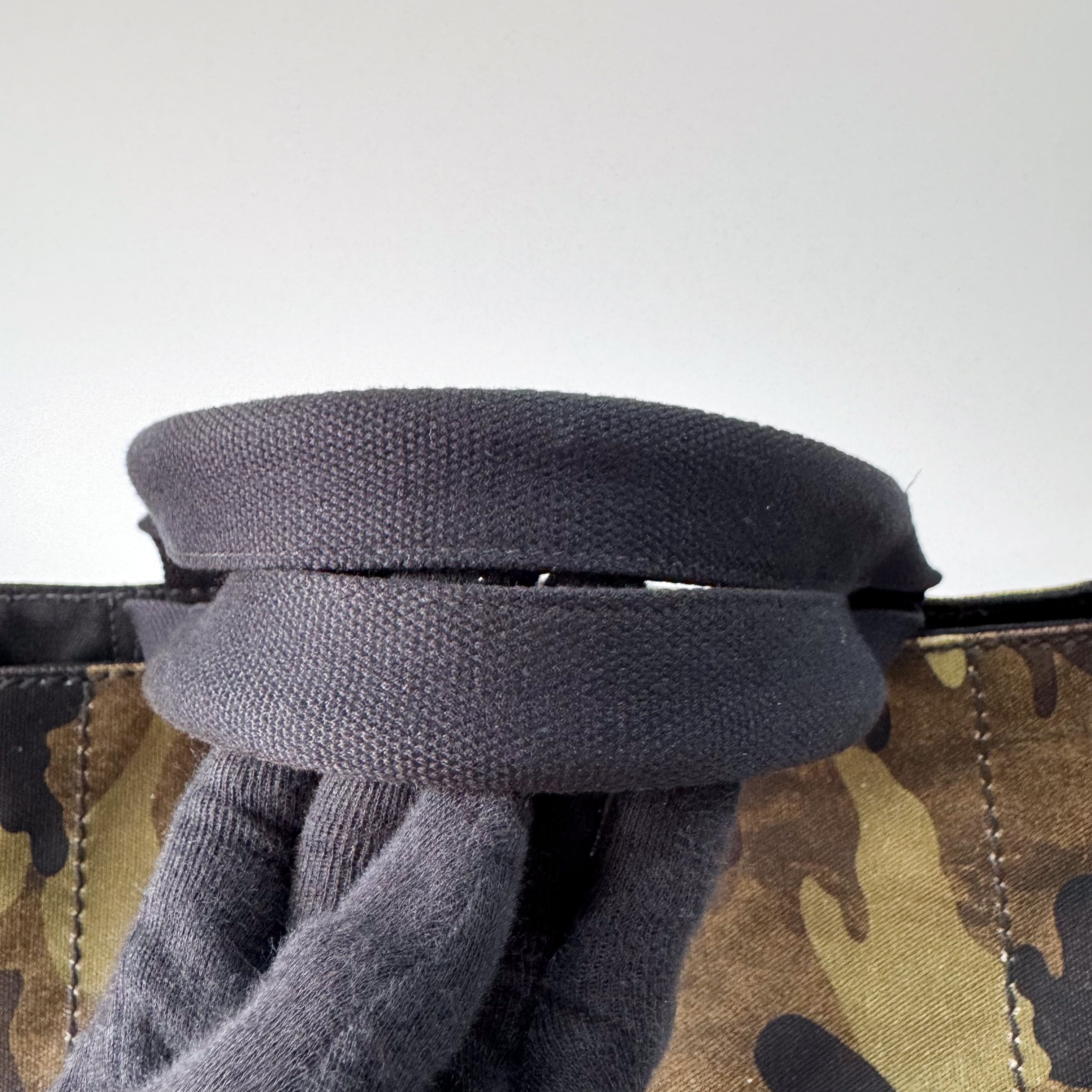 Large Camouflage Canvas Tote Bag