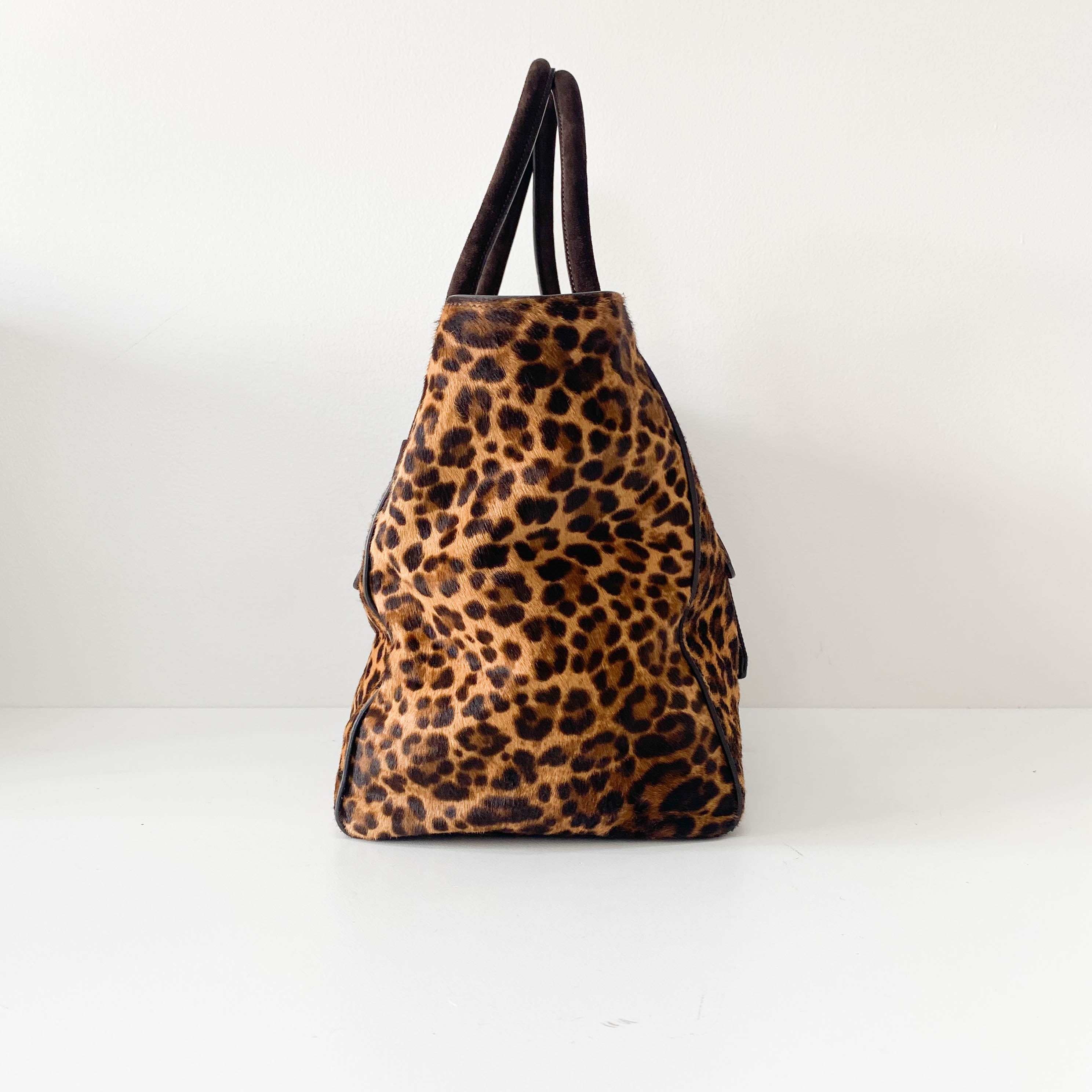 Cavallino Leopard Pony Hair Tote Bag