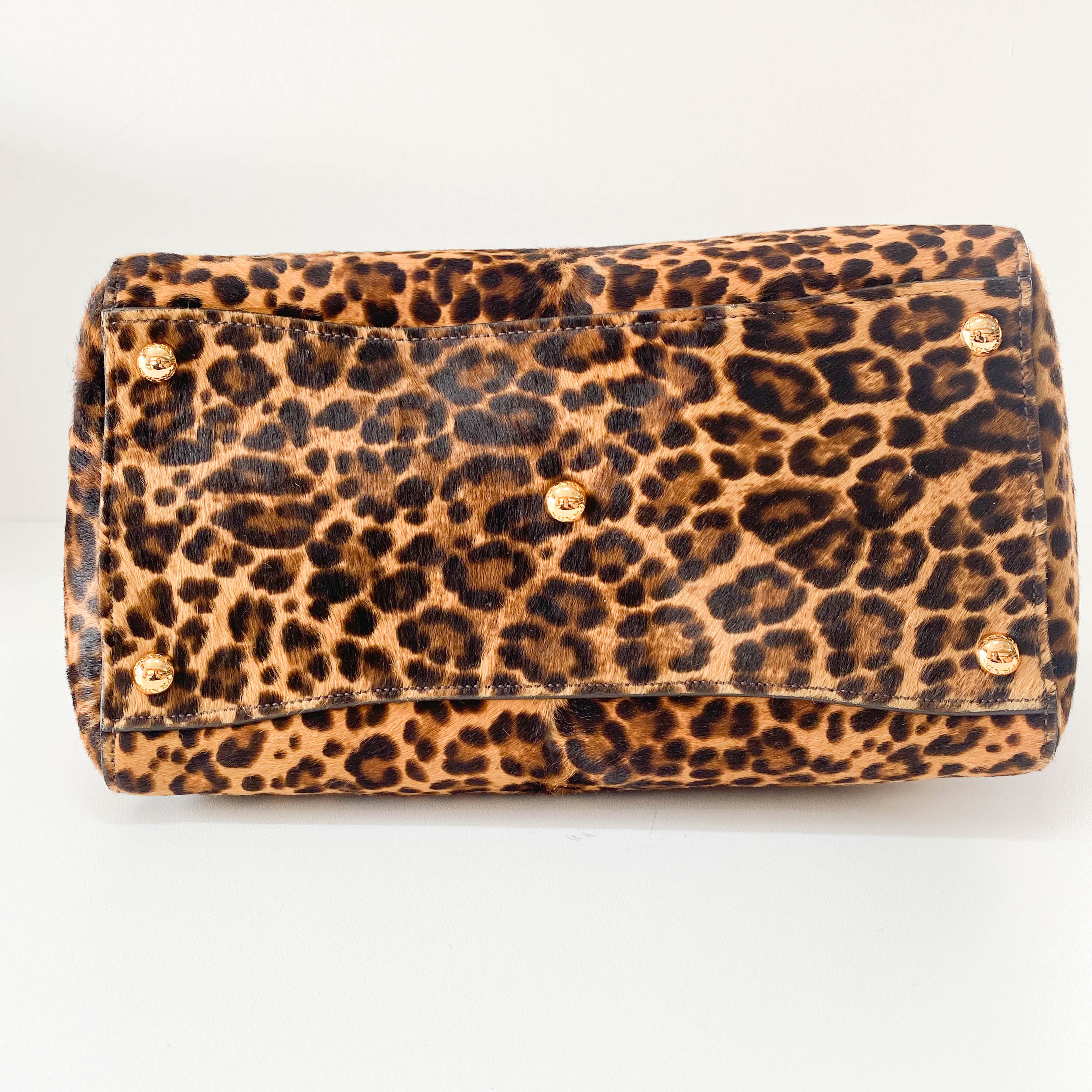 Cavallino Leopard Pony Hair Tote Bag