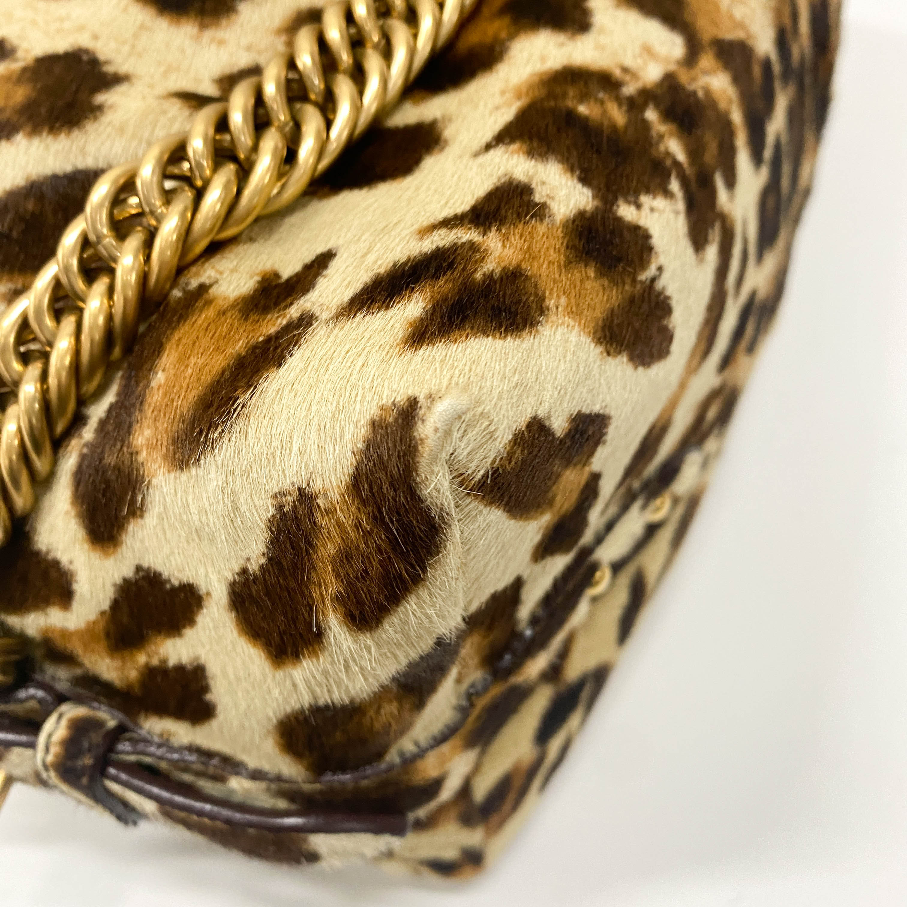 Animal Print Pony Hair Handbag