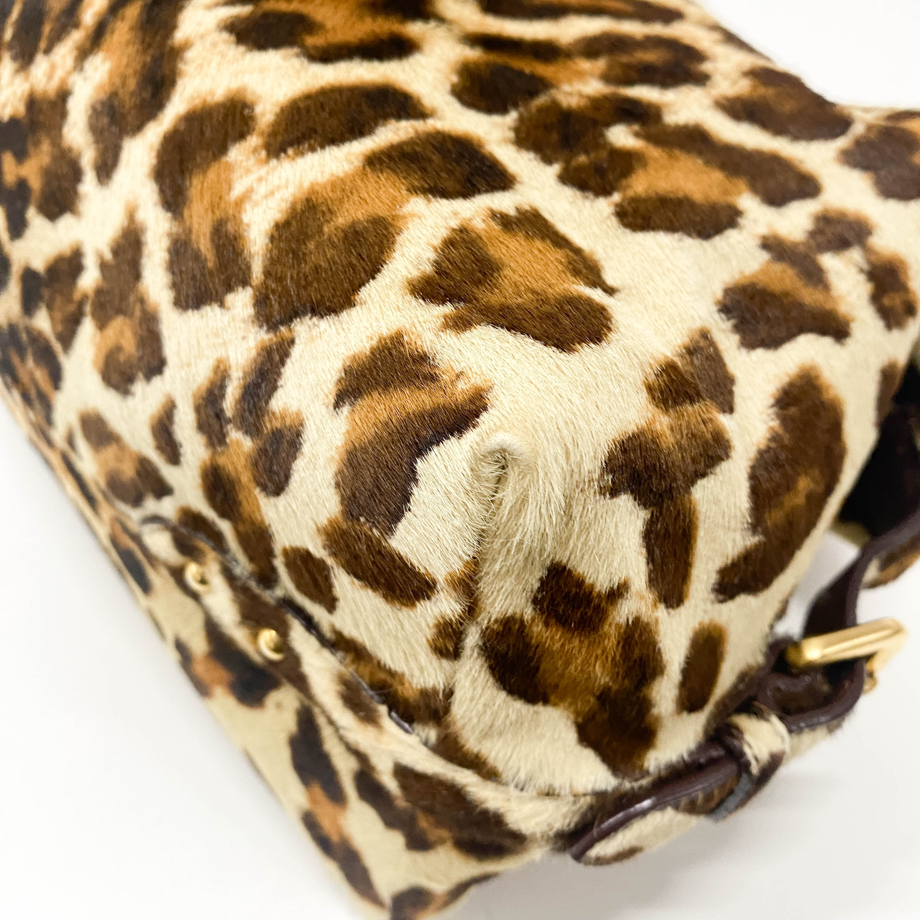 Animal Print Pony Hair Handbag