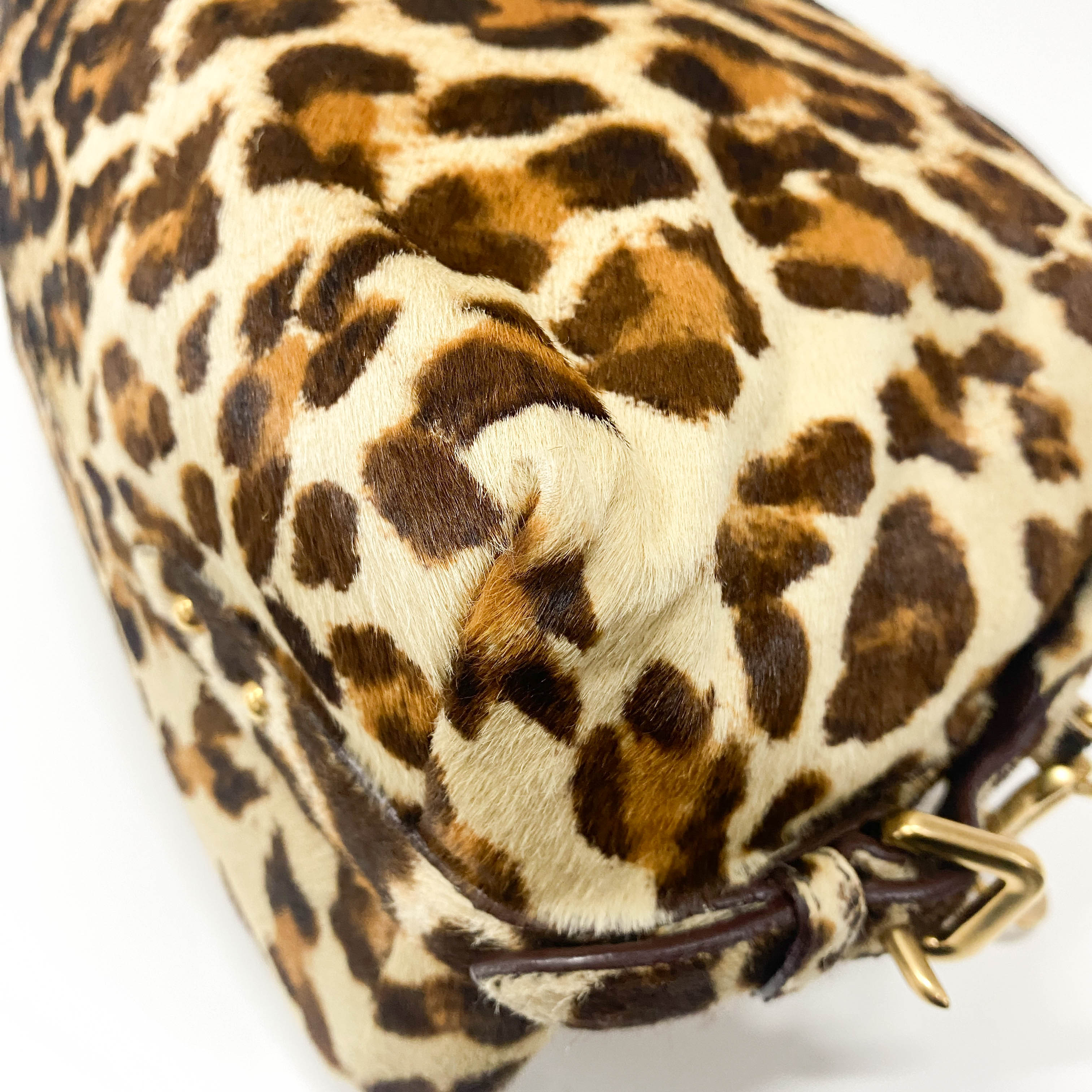 Animal Print Pony Hair Handbag