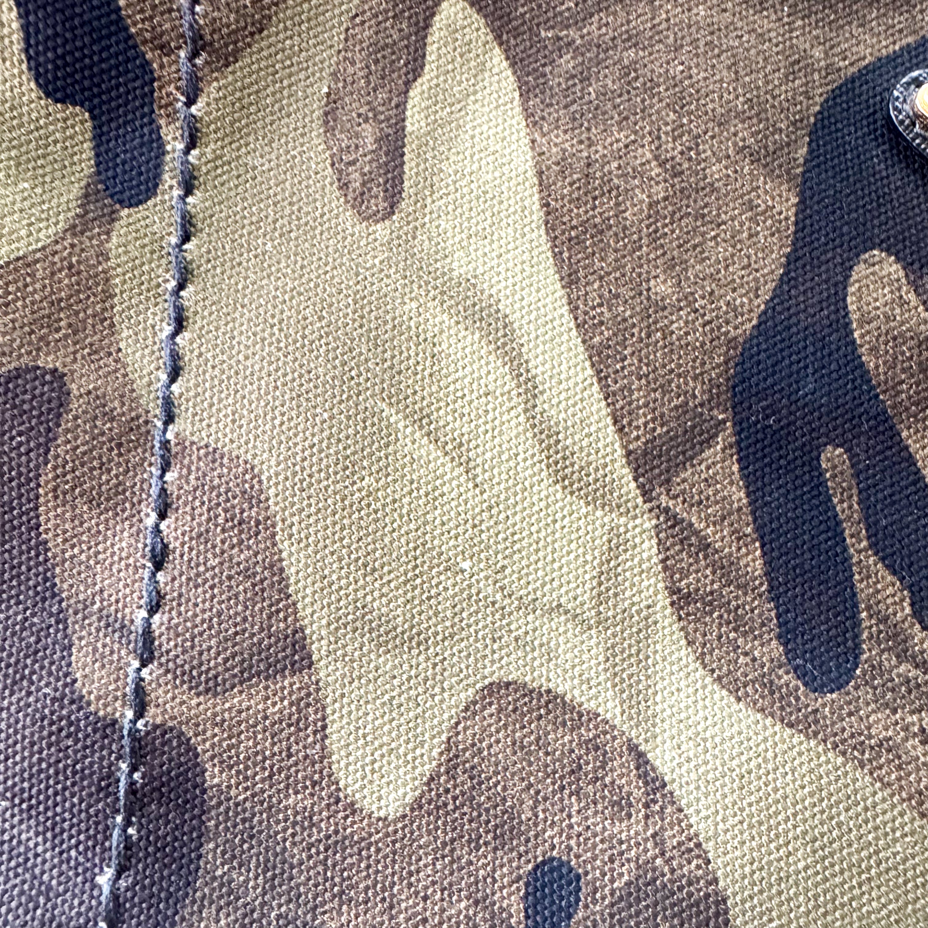 Large Camouflage Canvas Tote Bag