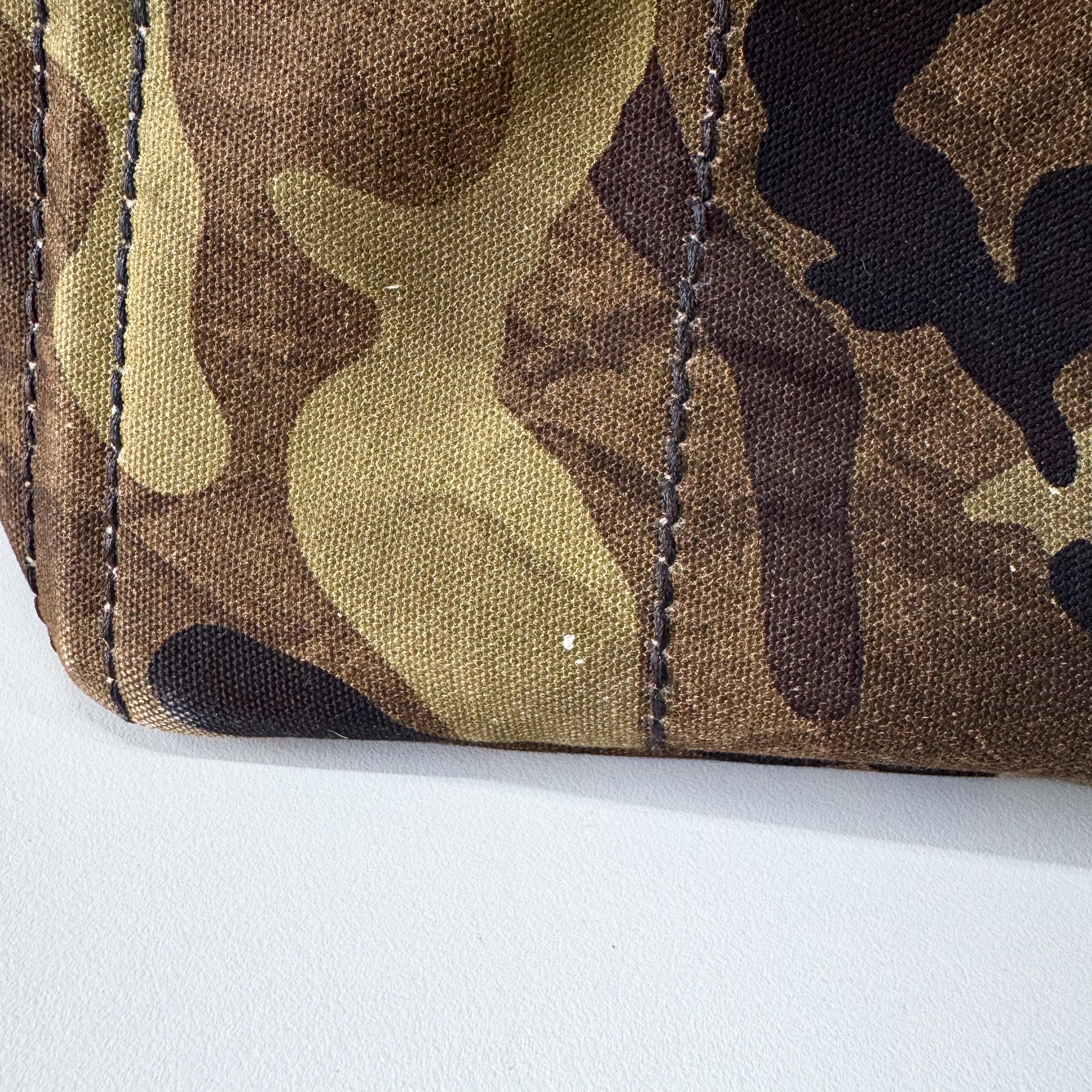 Large Camouflage Canvas Tote Bag