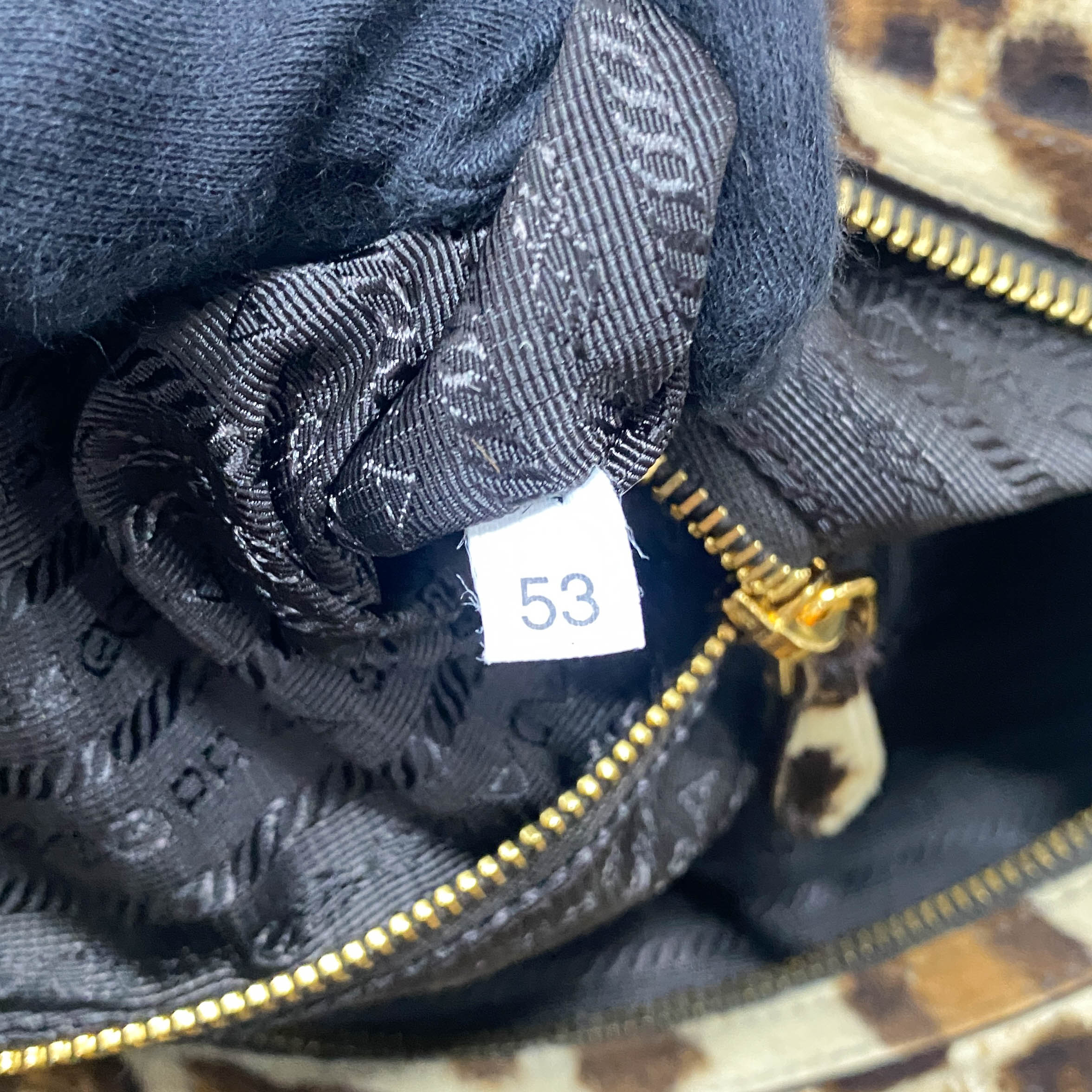 Animal Print Pony Hair Handbag