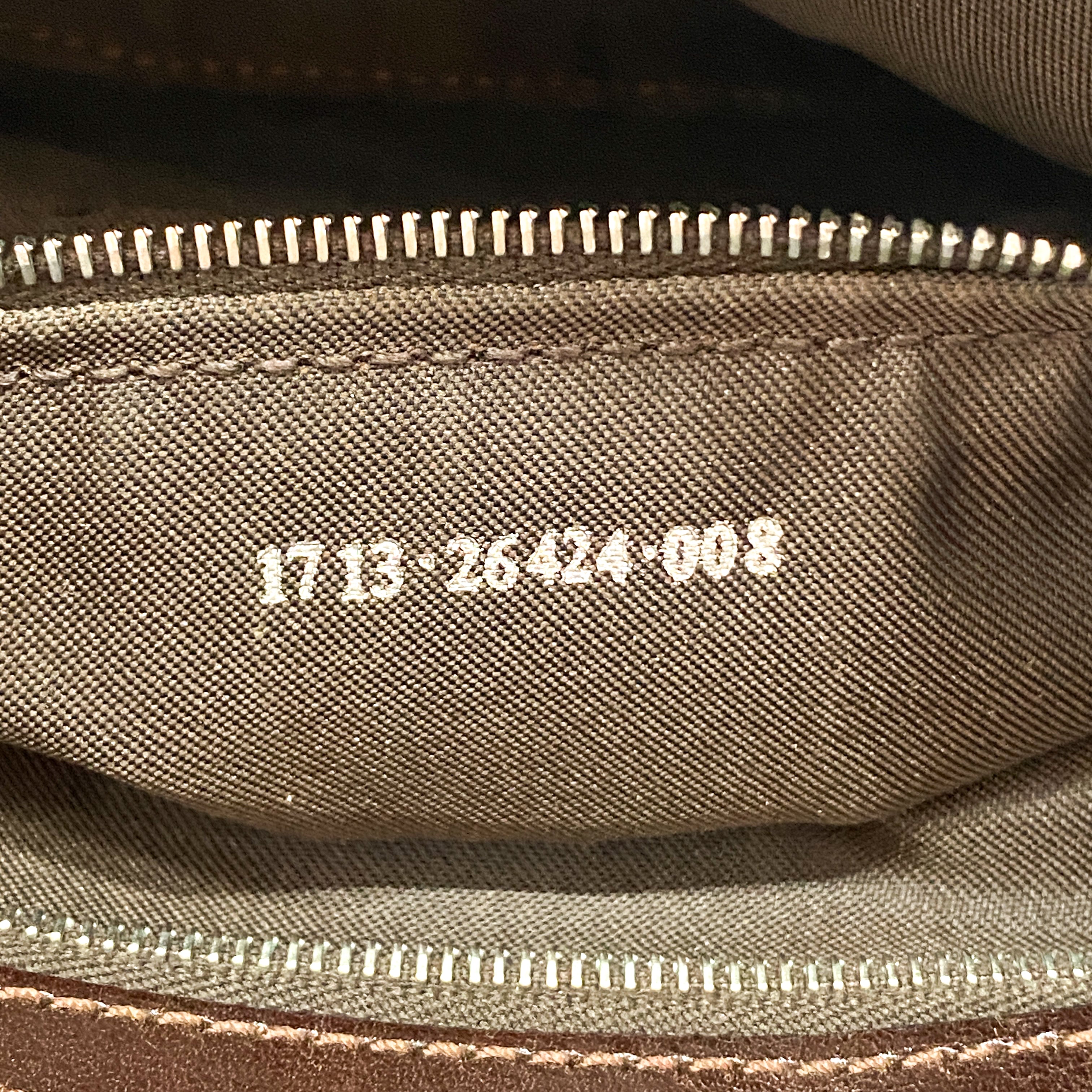 Baguette Blue Denim Shoulder Bag