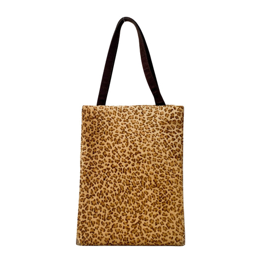 Leopard Print Pony Hair Handbag