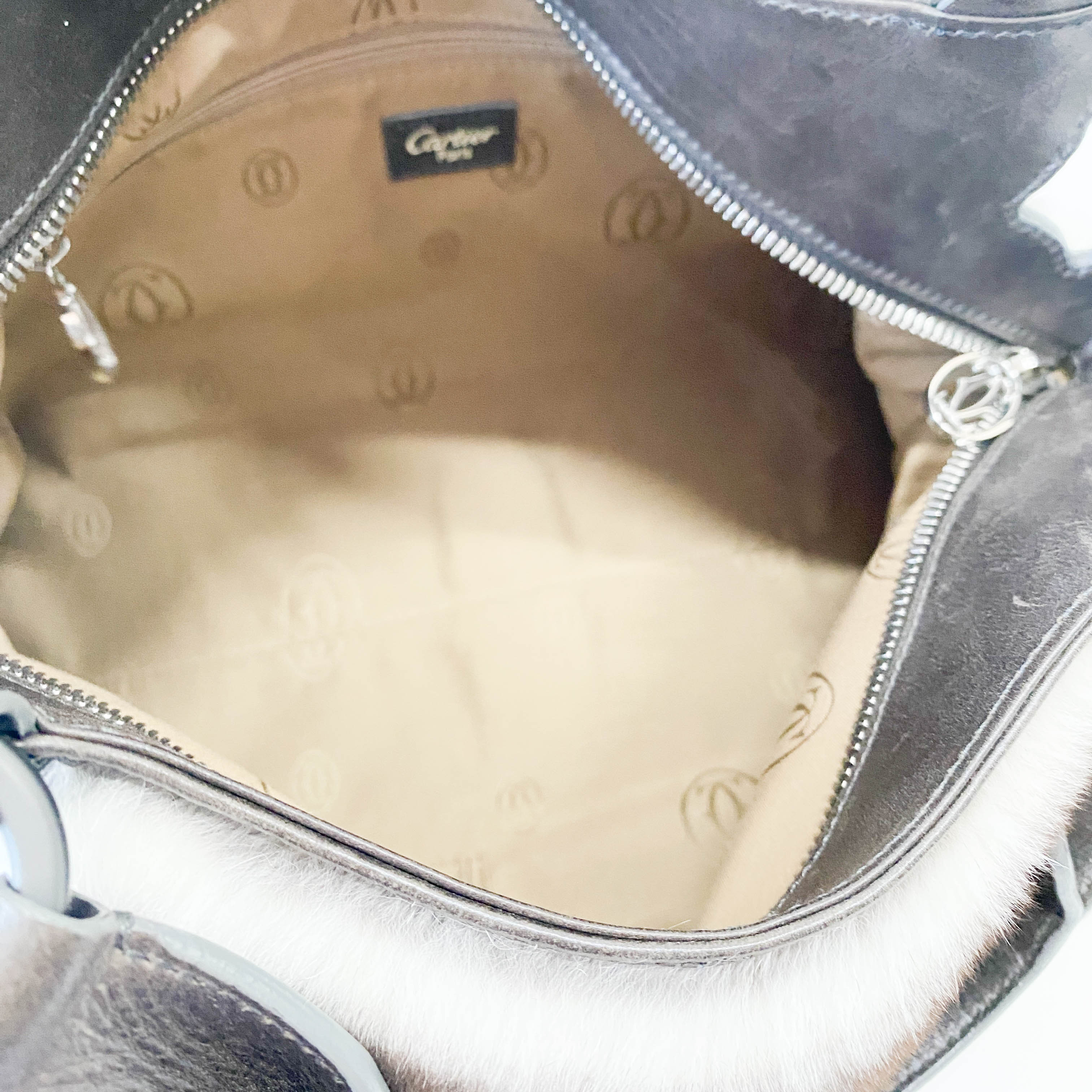 Marcello Brown Fur Shoulder Bag