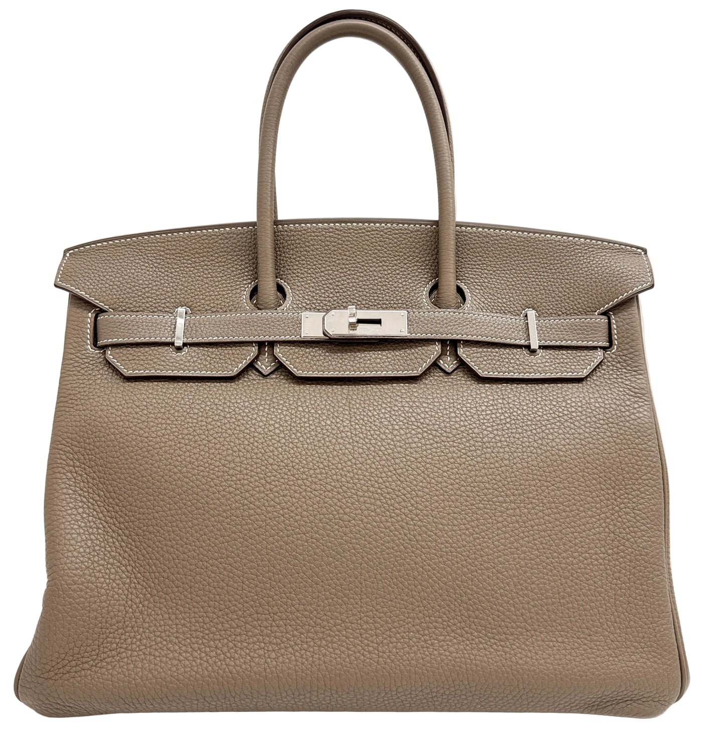 Birkin 35 2012 Camel Togo Leather Handle Bag