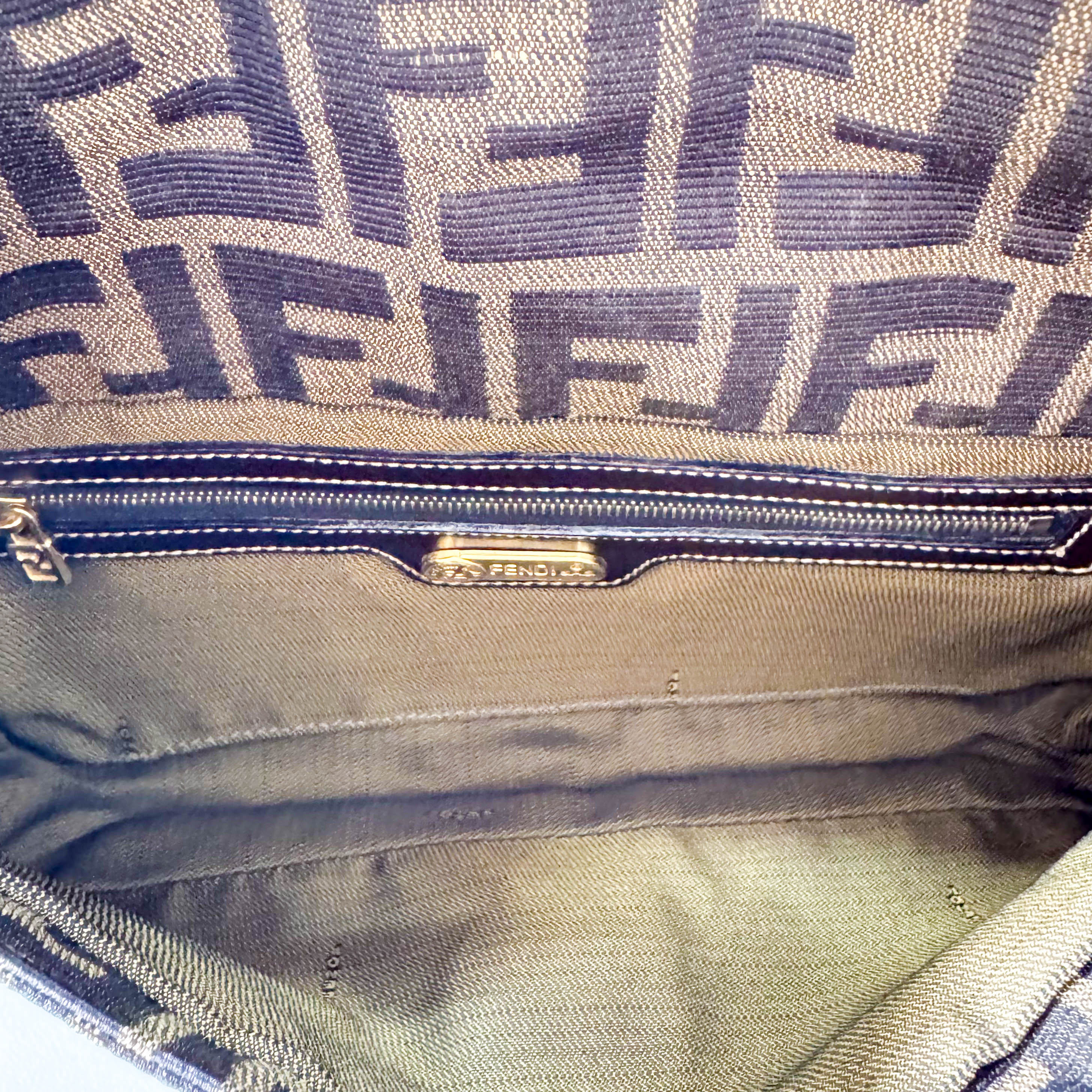 Zucca Baguette Gold Hardware