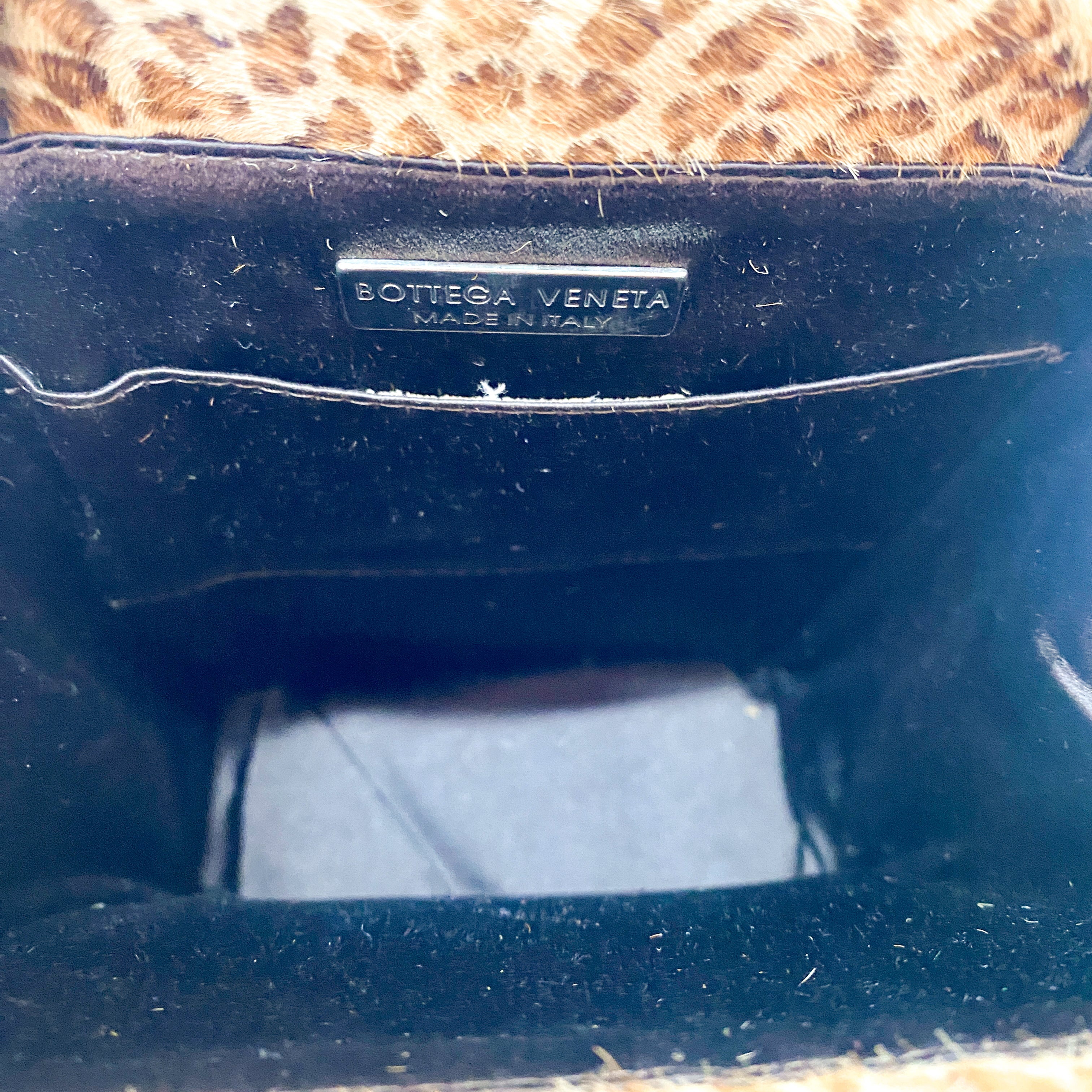 Leopard Print Pony Hair Handbag