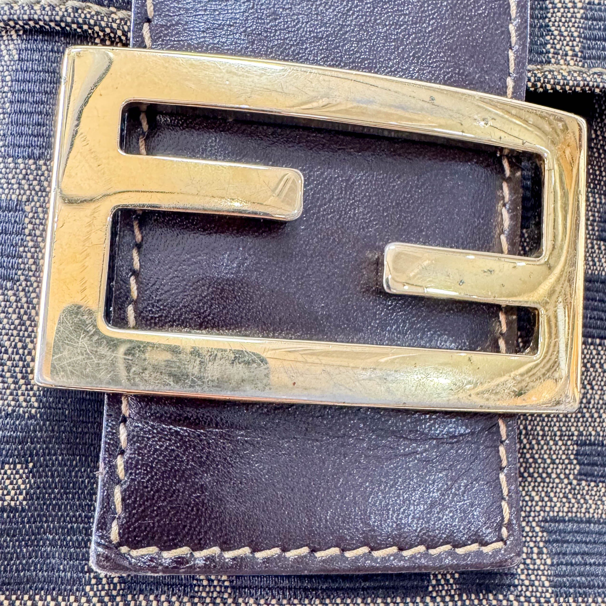 Zucca Baguette Gold Hardware