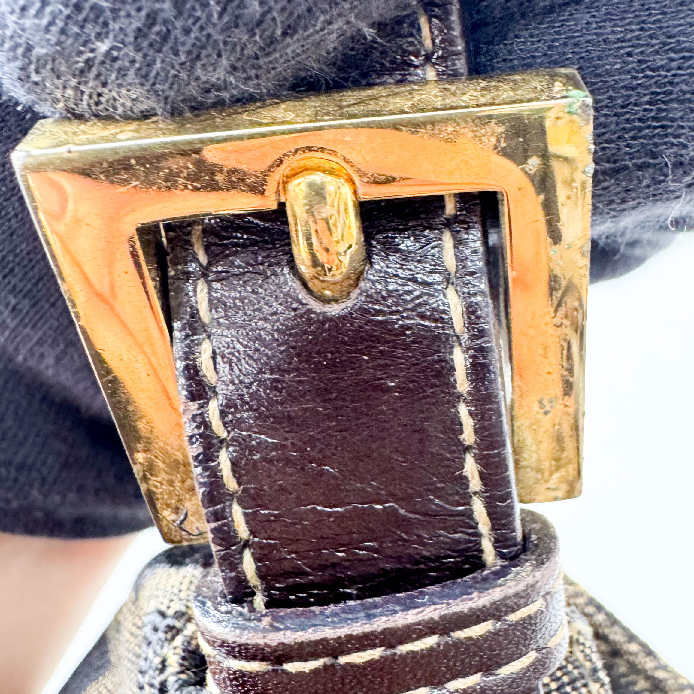 Zucca Baguette Gold Hardware