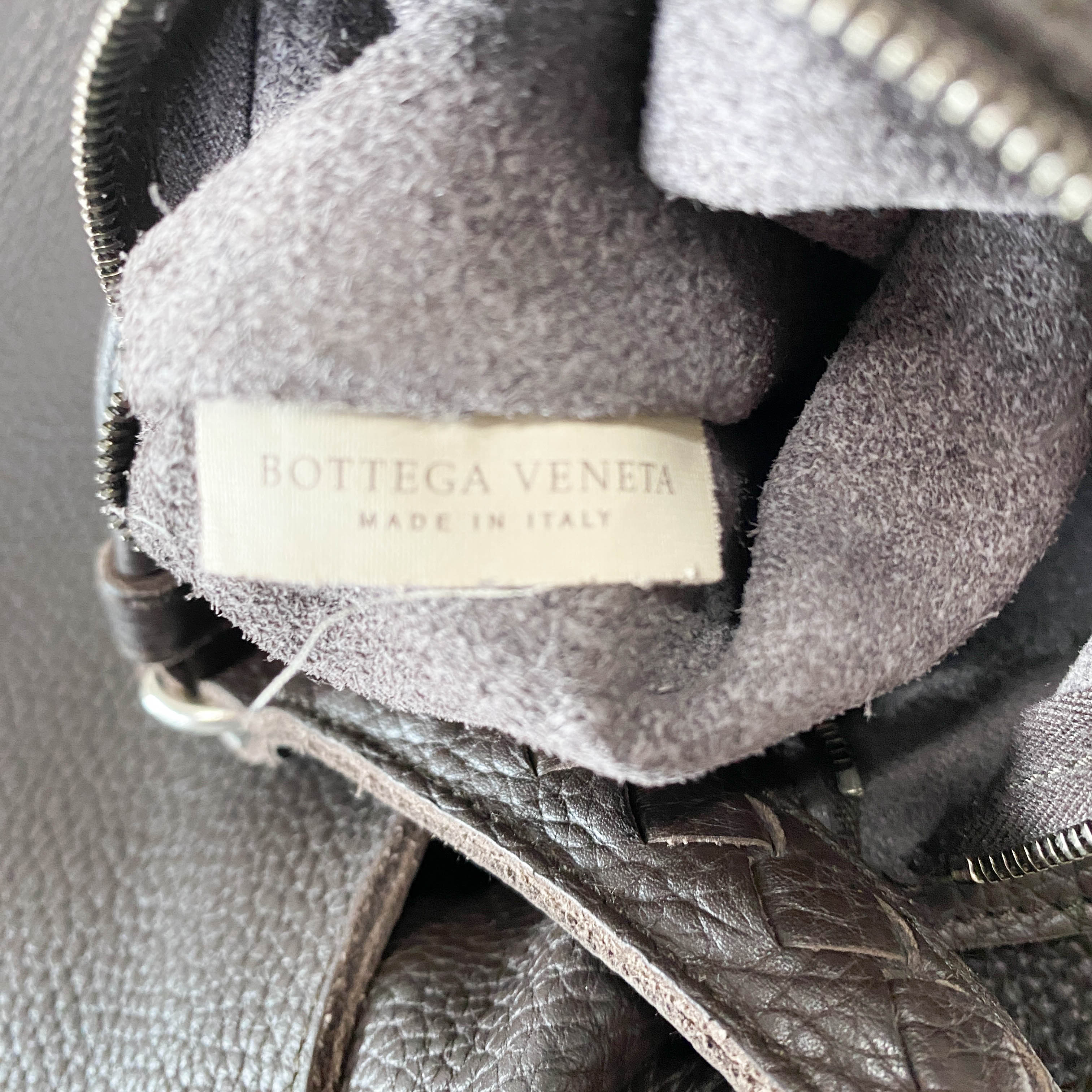 Campana Brown Leather Hobo Shoulder Bag