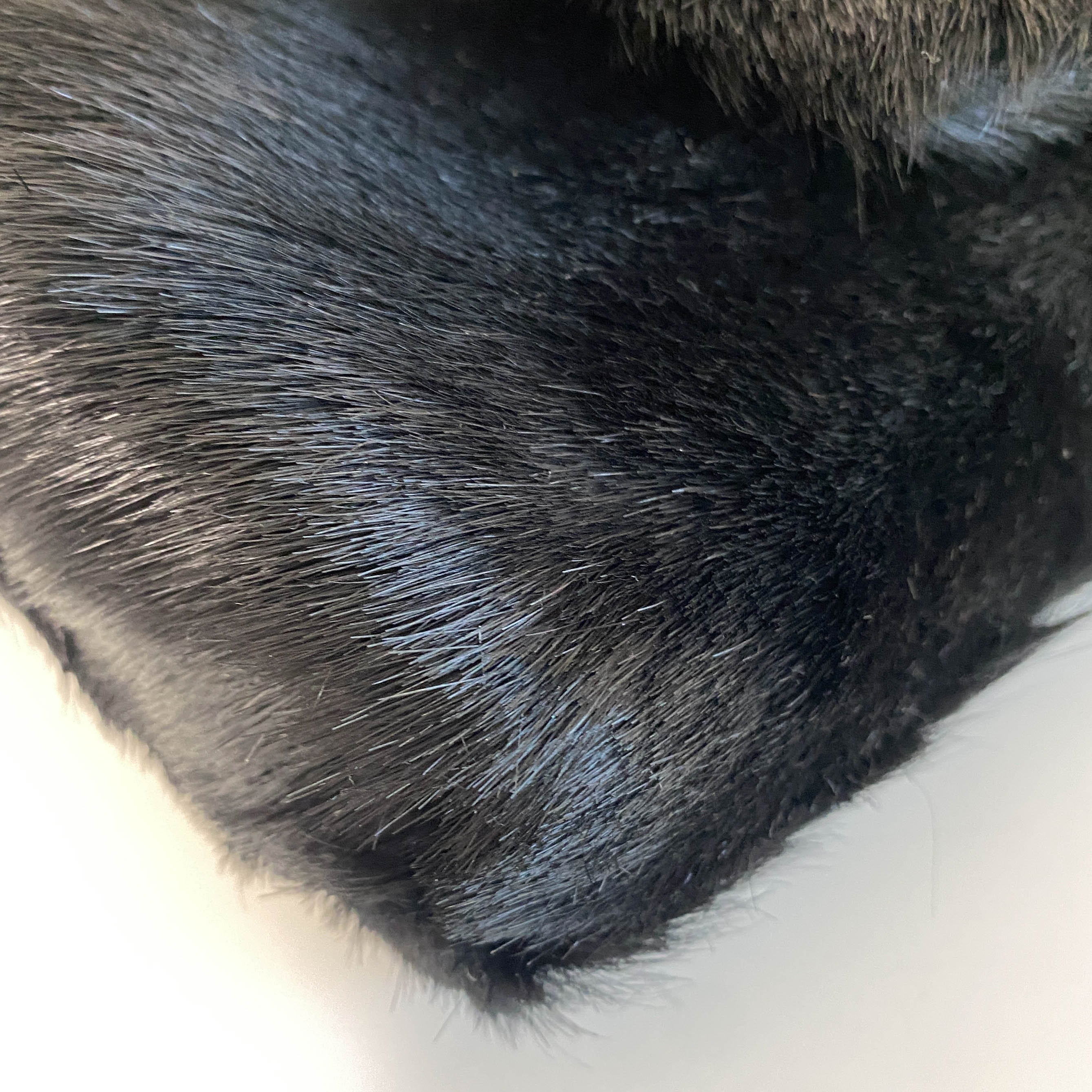 Black Pony Hair Hobo Shoulder Bag