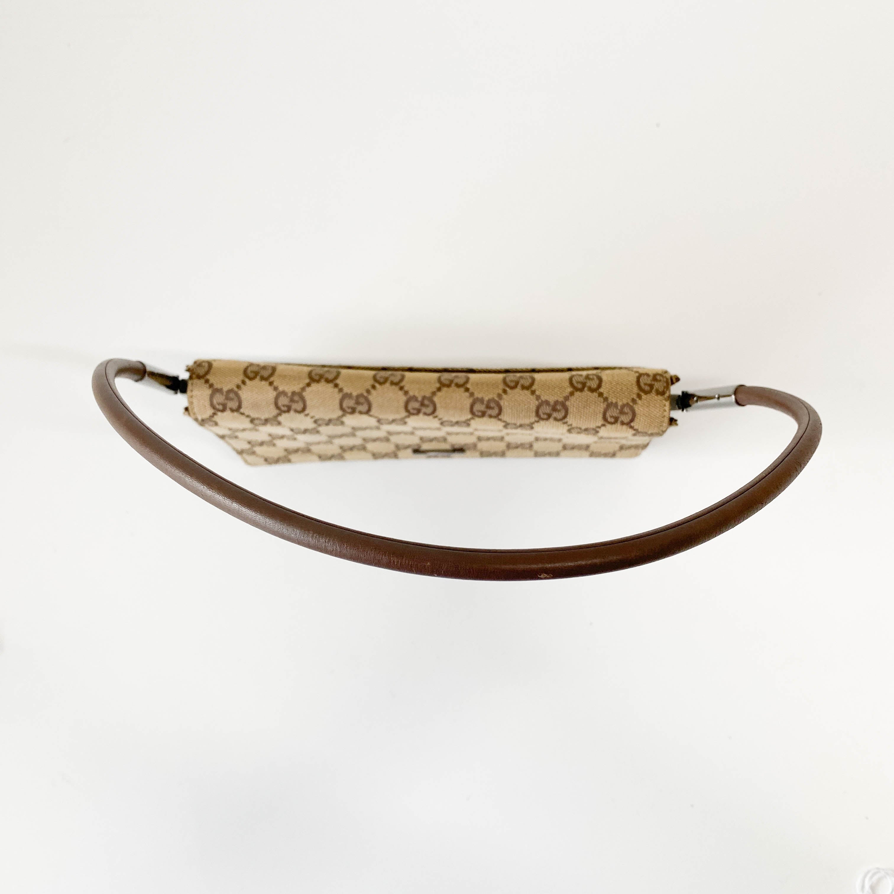 GG Canvas Brown Shoulder Bag