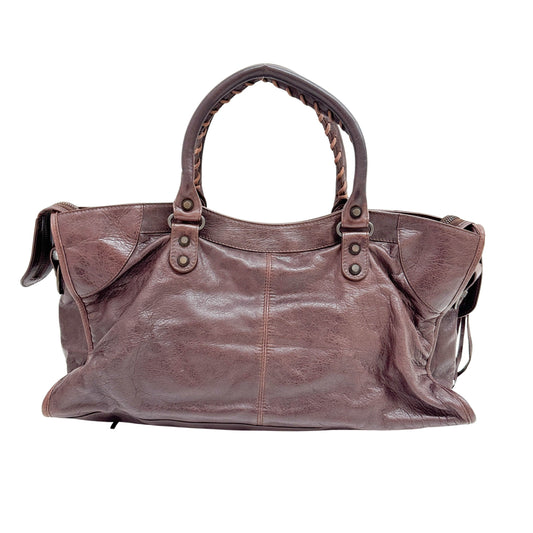 Part Time Rosewood Leather Two Way Bag
