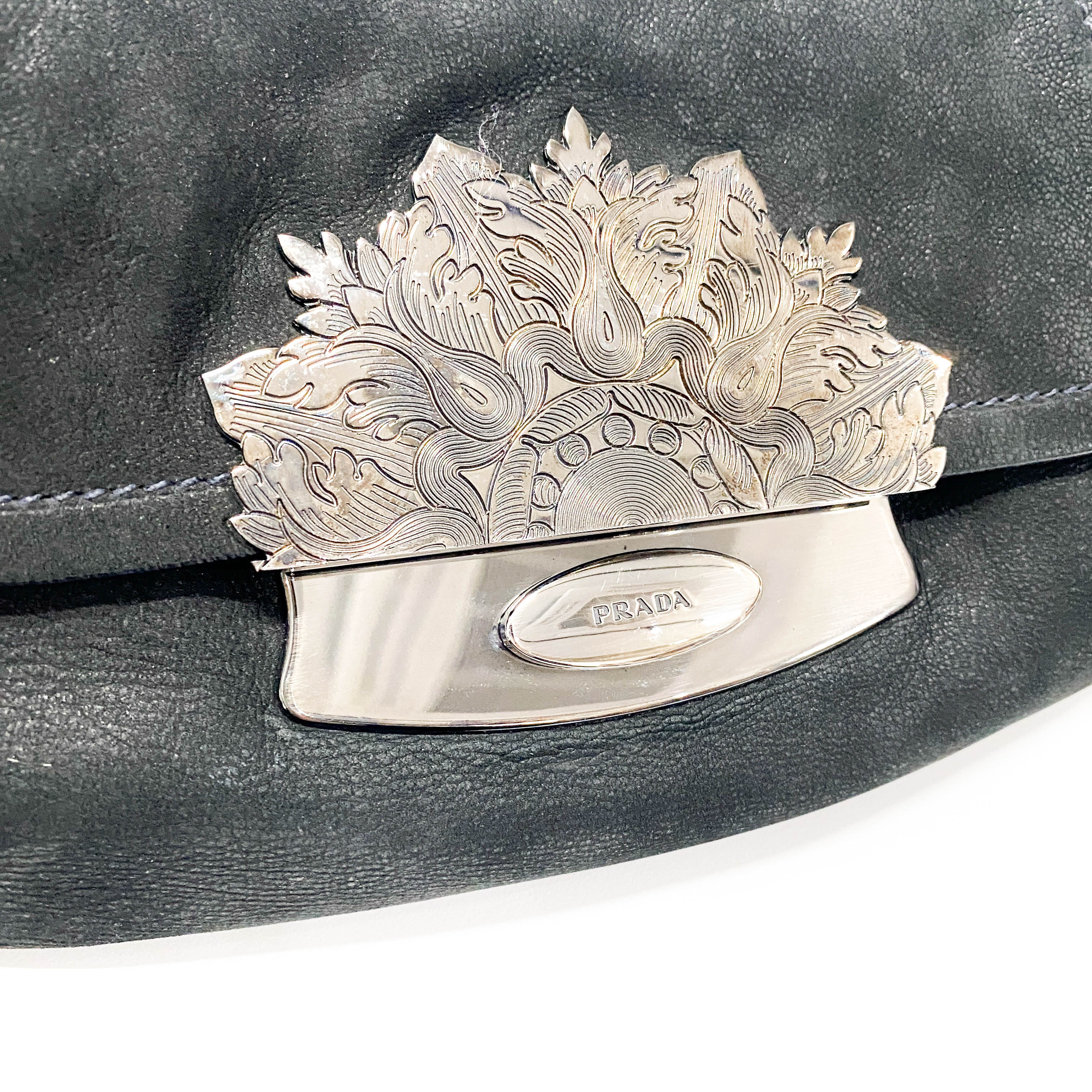 Black Leather Shoulder Bag