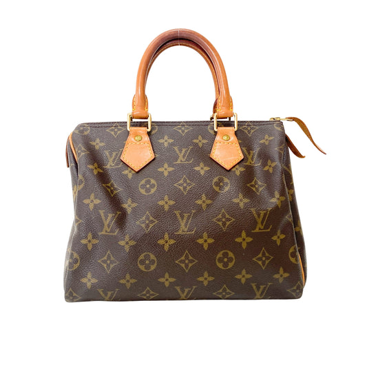 Monogram 25 Brown Canvas Handbag