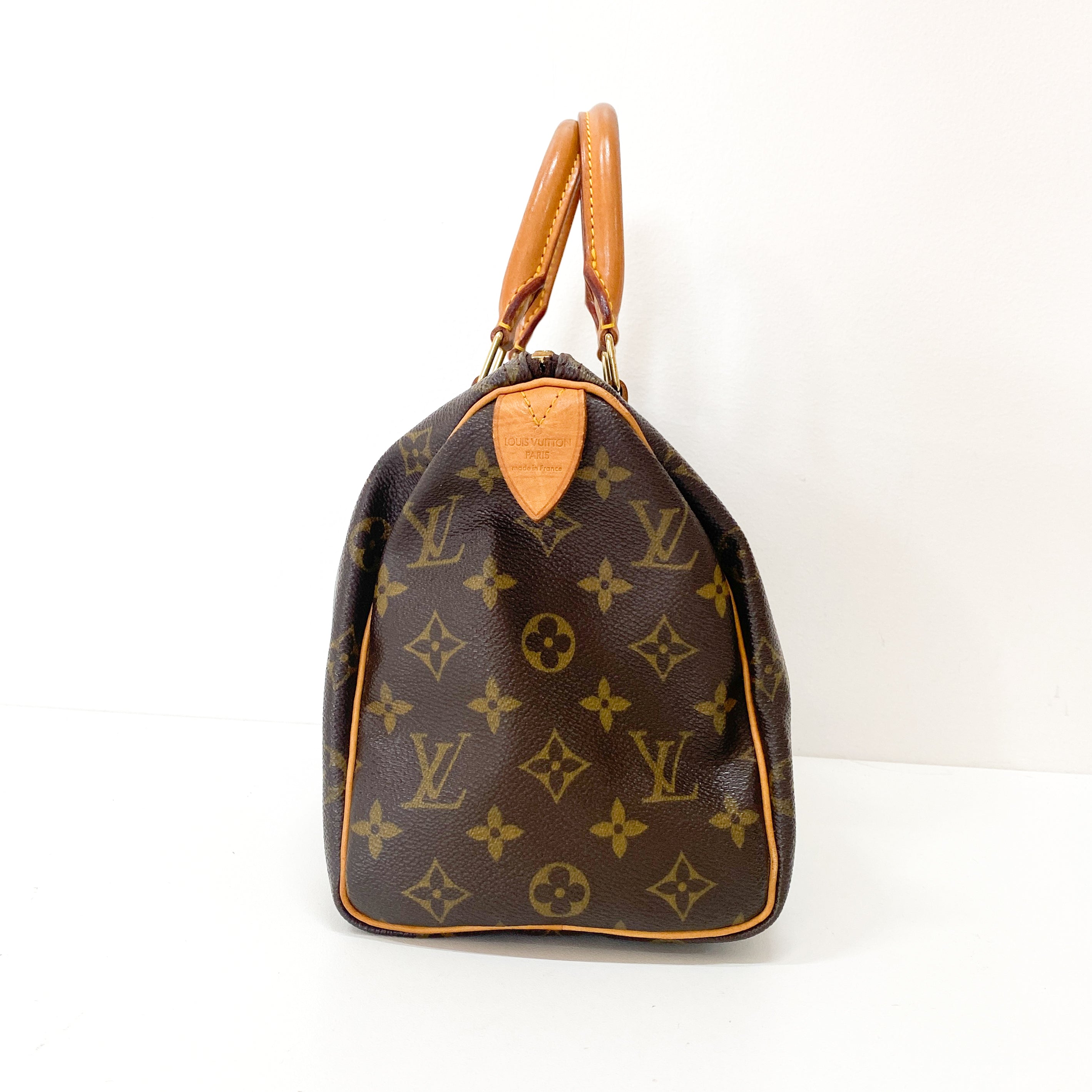 Monogram 25 Brown Canvas Handbag