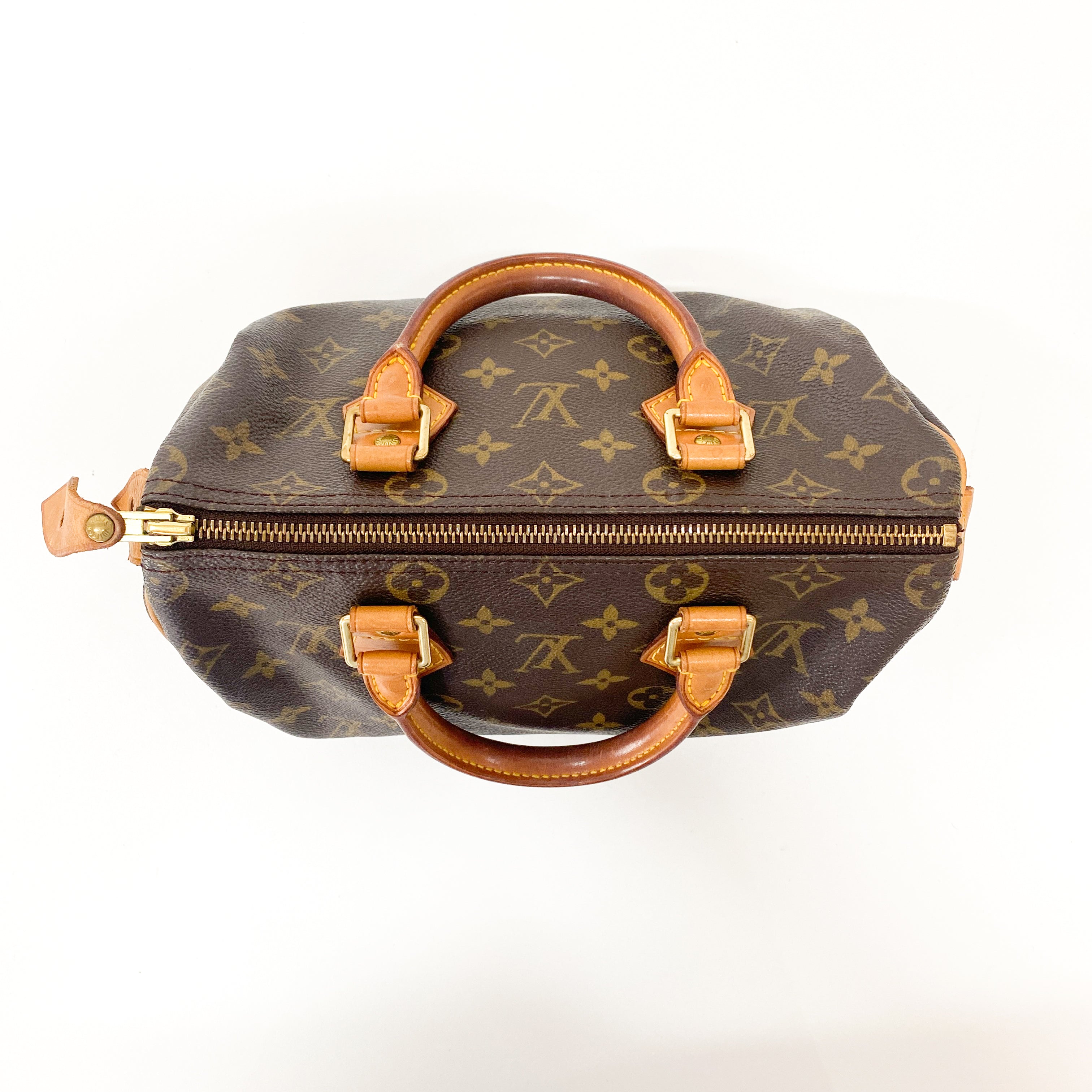 Monogram 25 Brown Canvas Handbag
