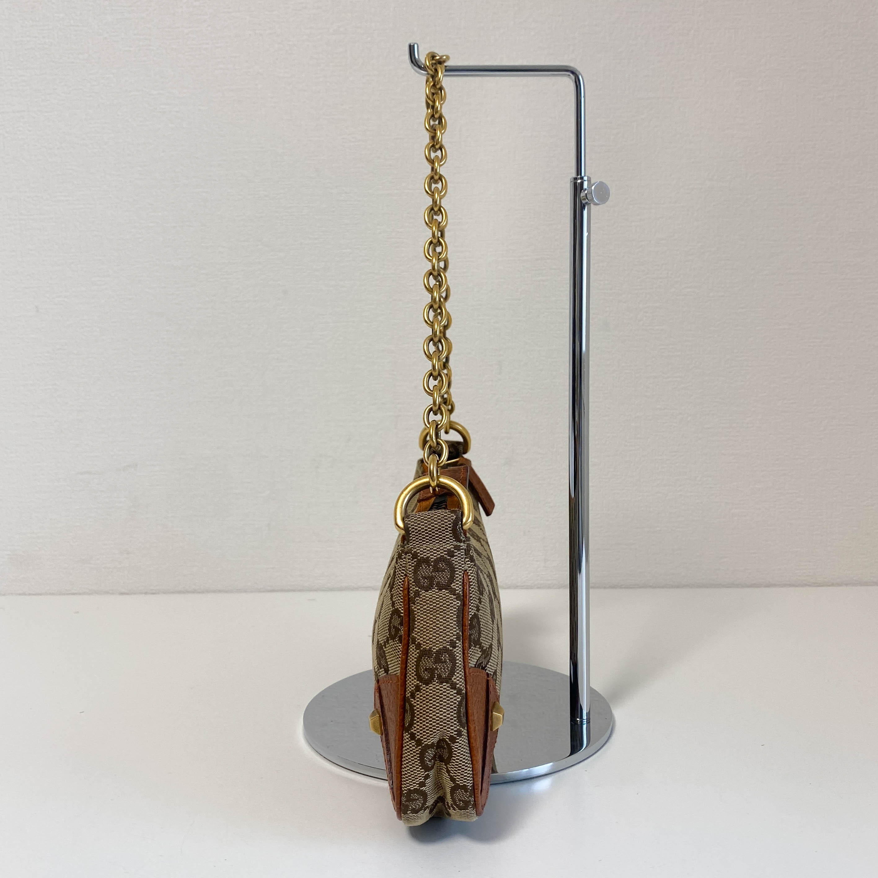 GG Canvas Chain Pochette Accesories Shoulder Bag