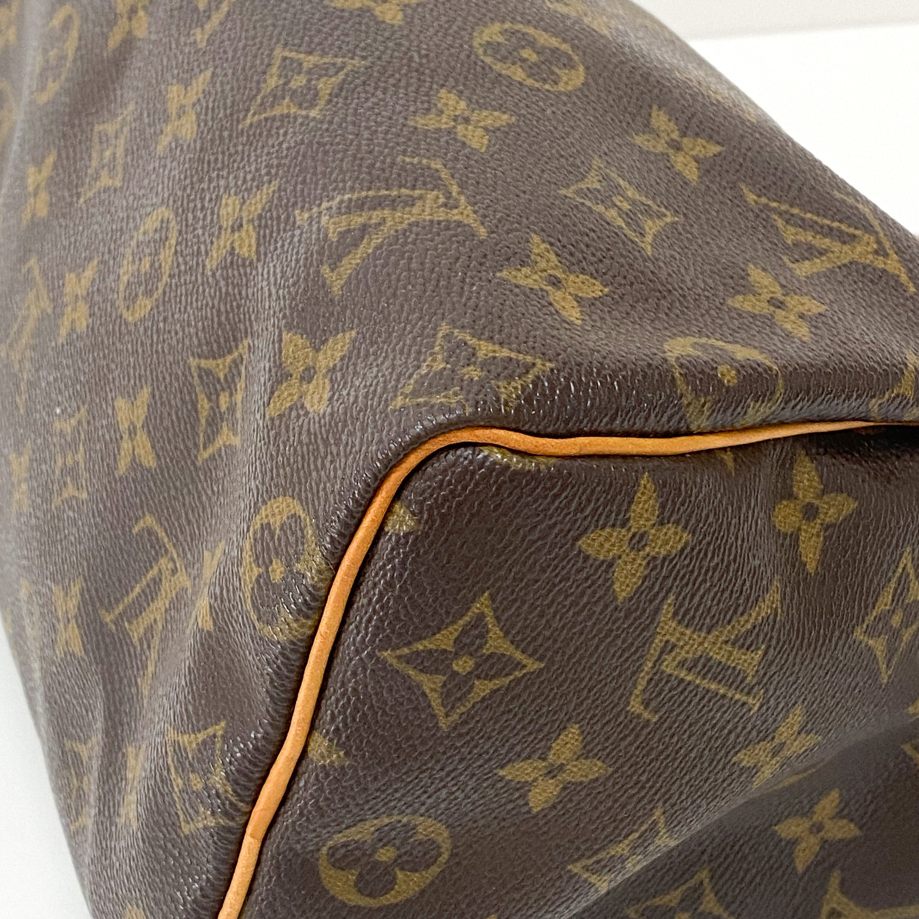 Monogram 25 Brown Canvas Handbag
