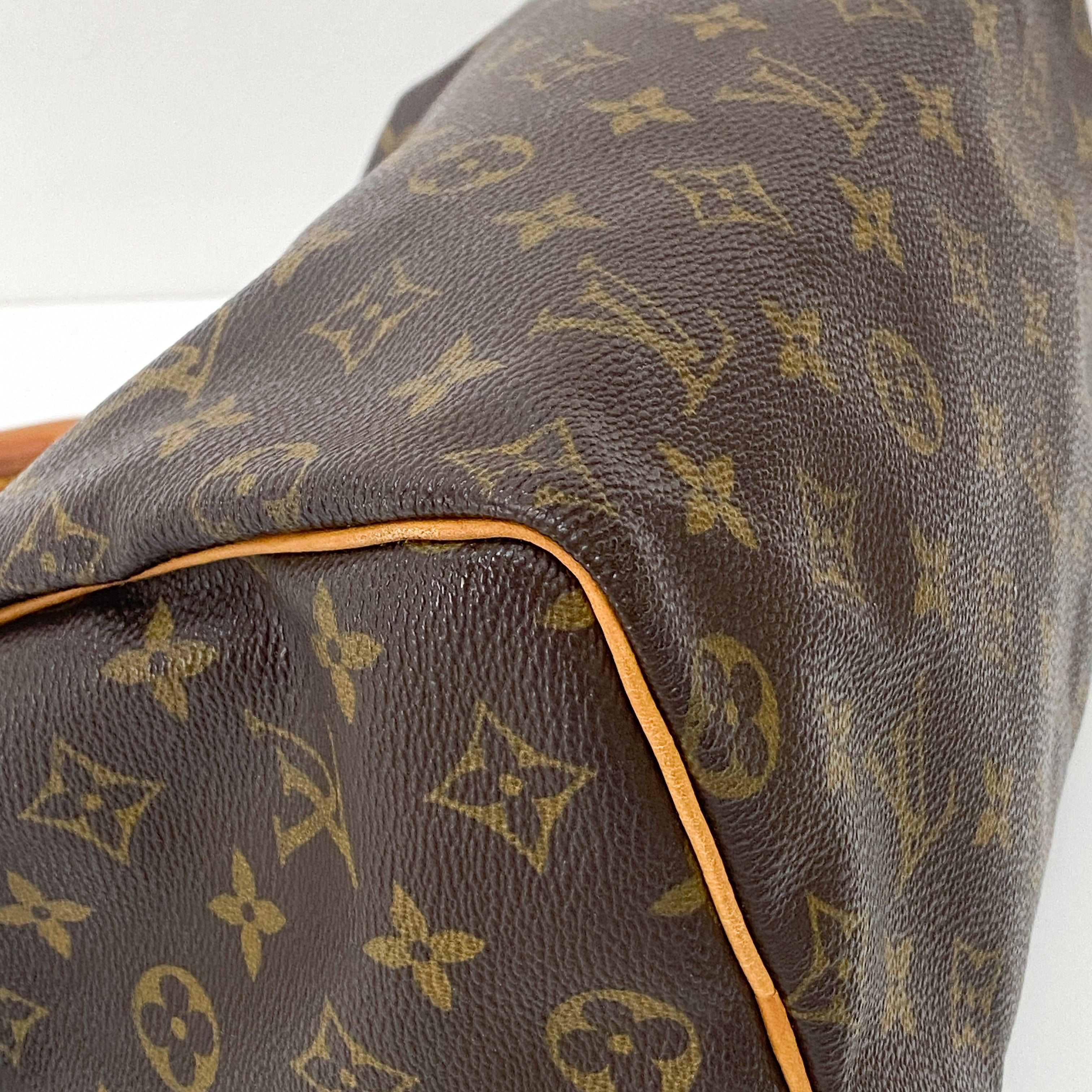 Monogram 25 Brown Canvas Handbag