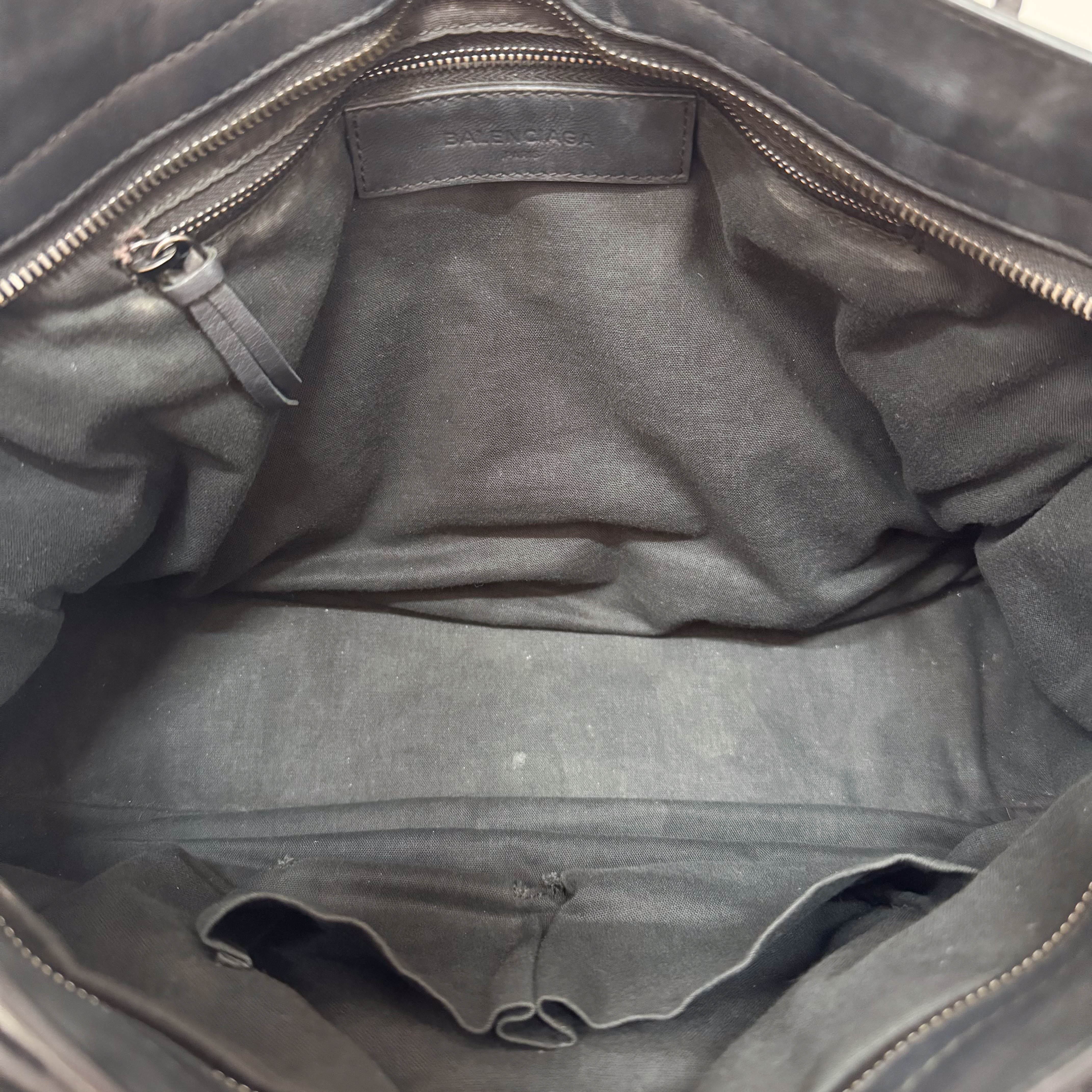 The City Black Nylon Two Way Bag