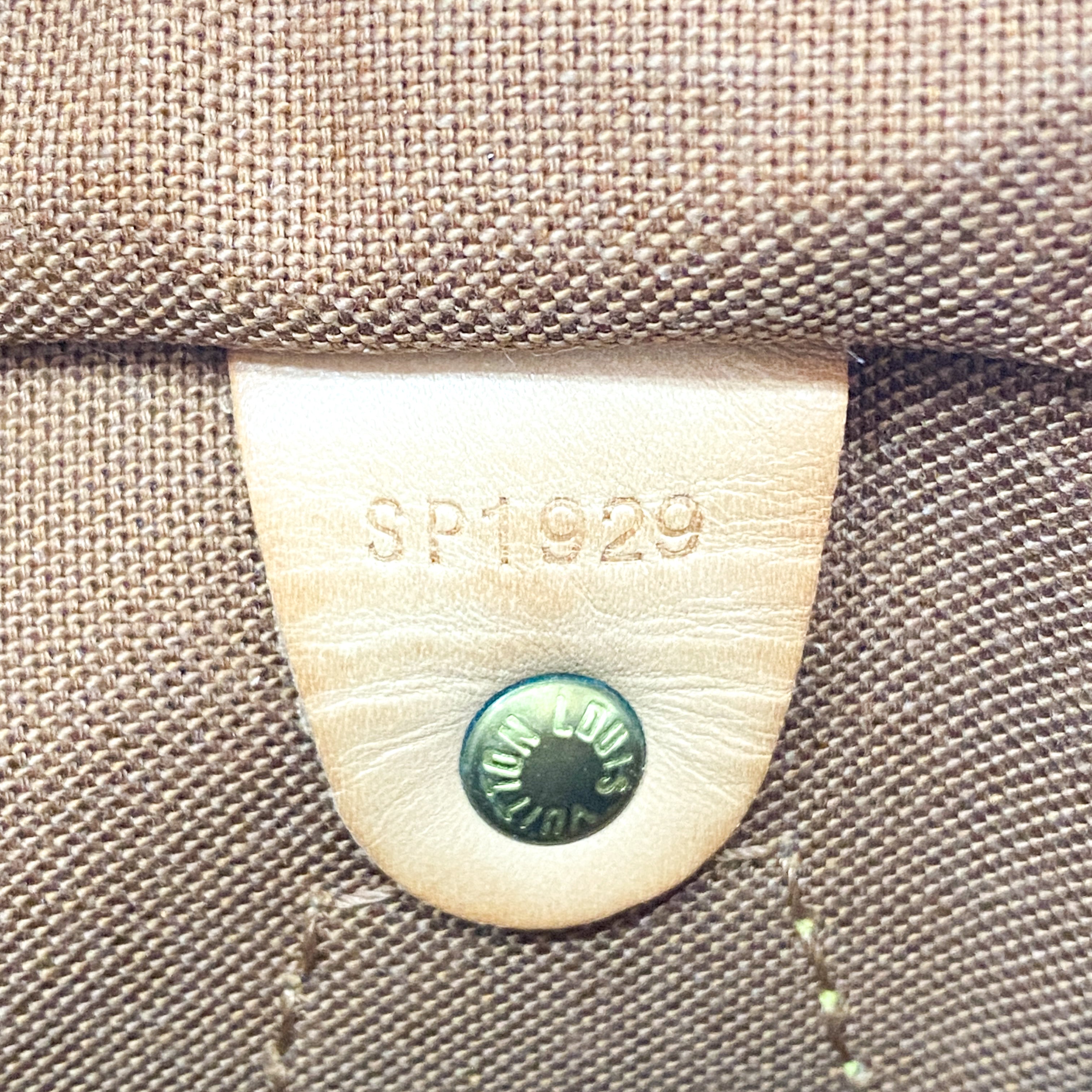 Monogram 25 Brown Canvas Handbag