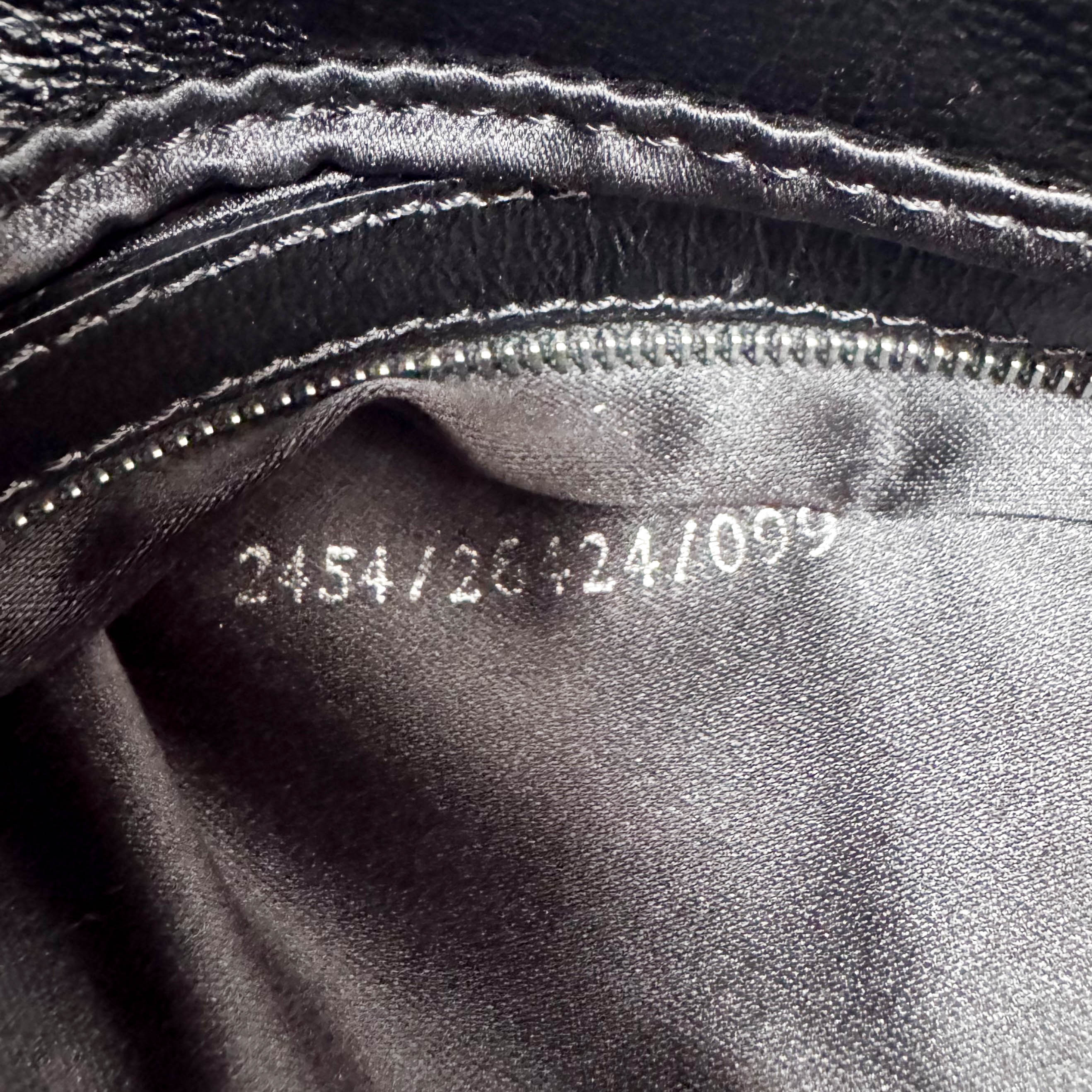 Baguette Sequin Black Shoulder Bag