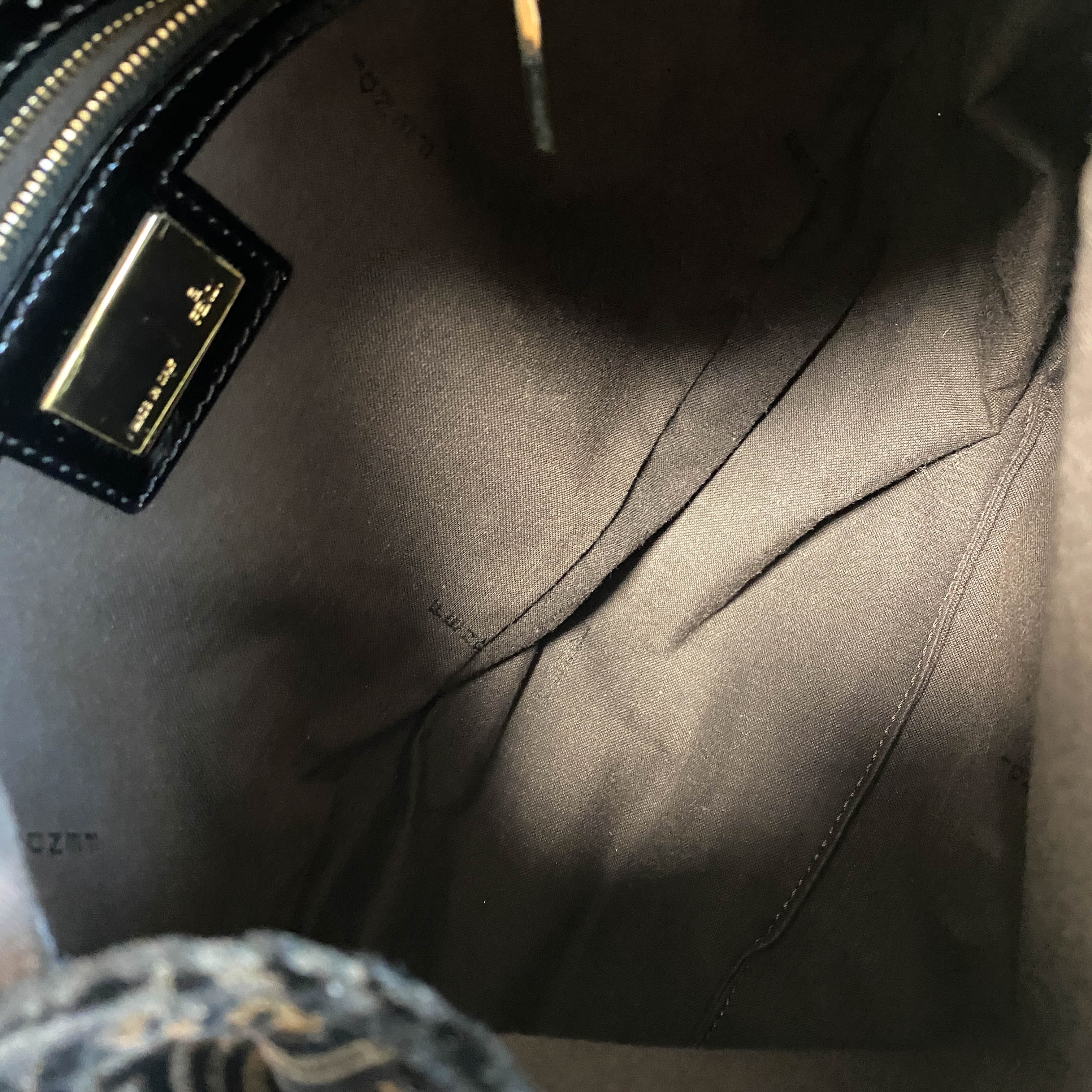 Mamma Baguette Black Velvet Shoulder Bag with Floral Corsage