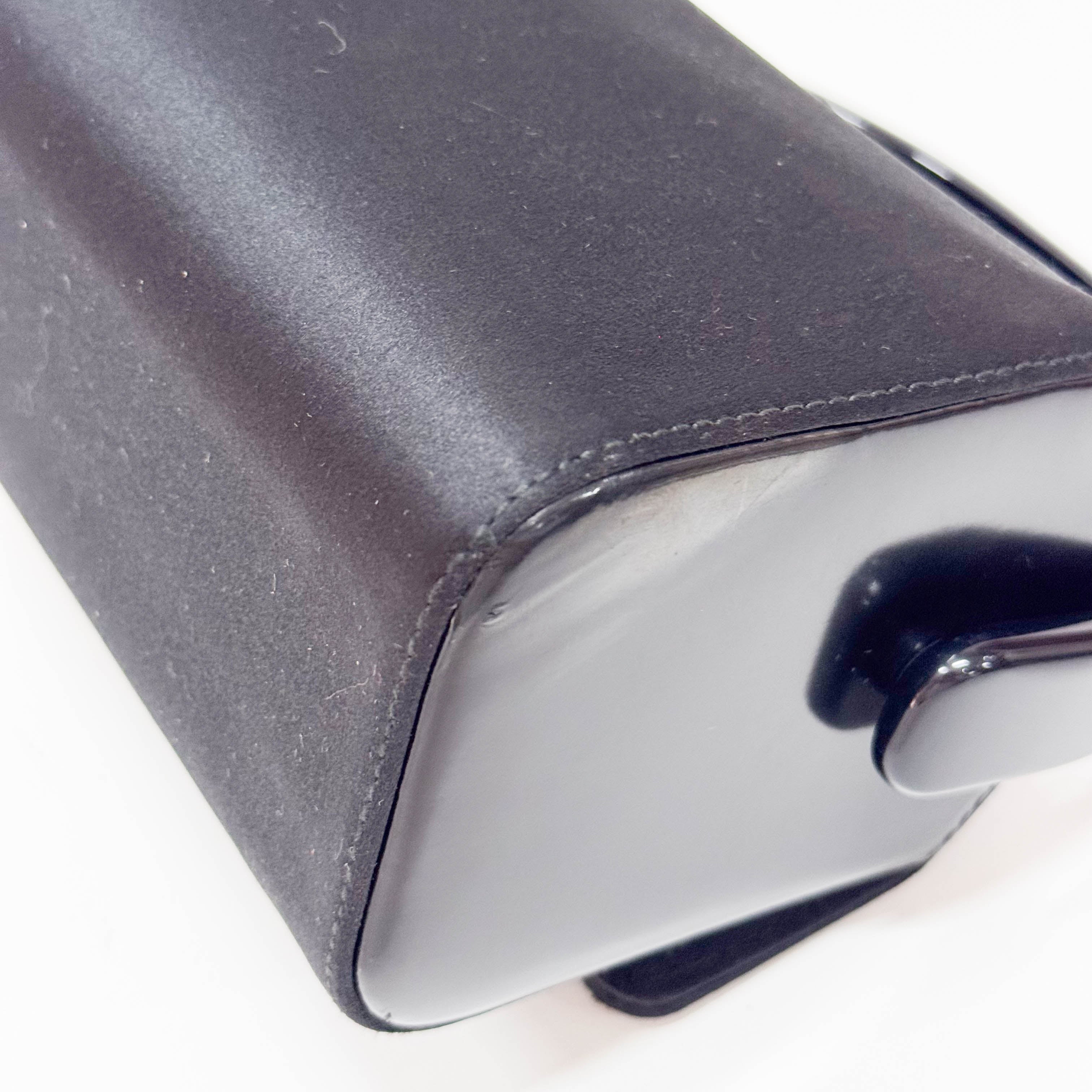 Black Satin Handbag