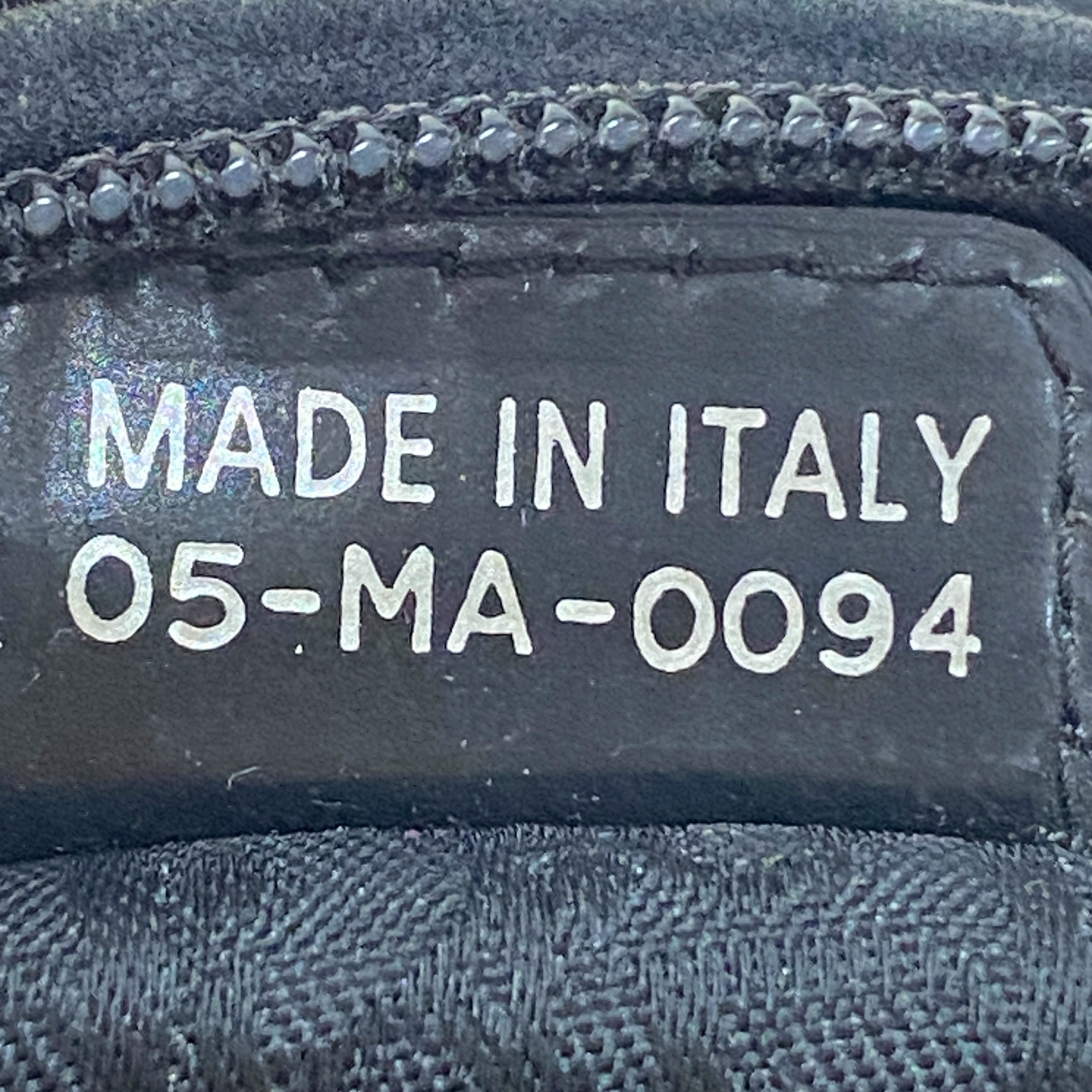 Gambler Black Suede & Python Leather Boston Bag