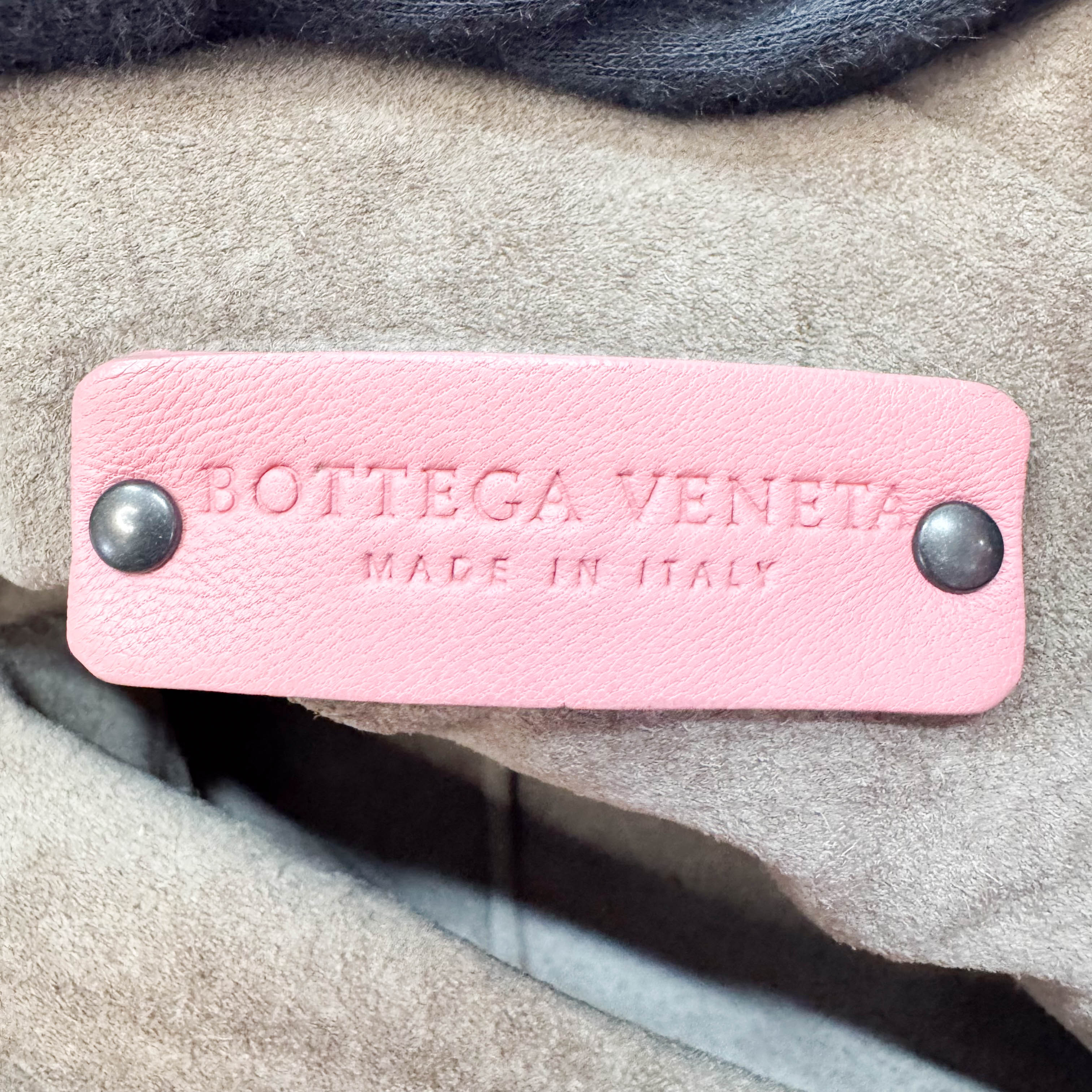 Intrecciato Pink Hobo Bag