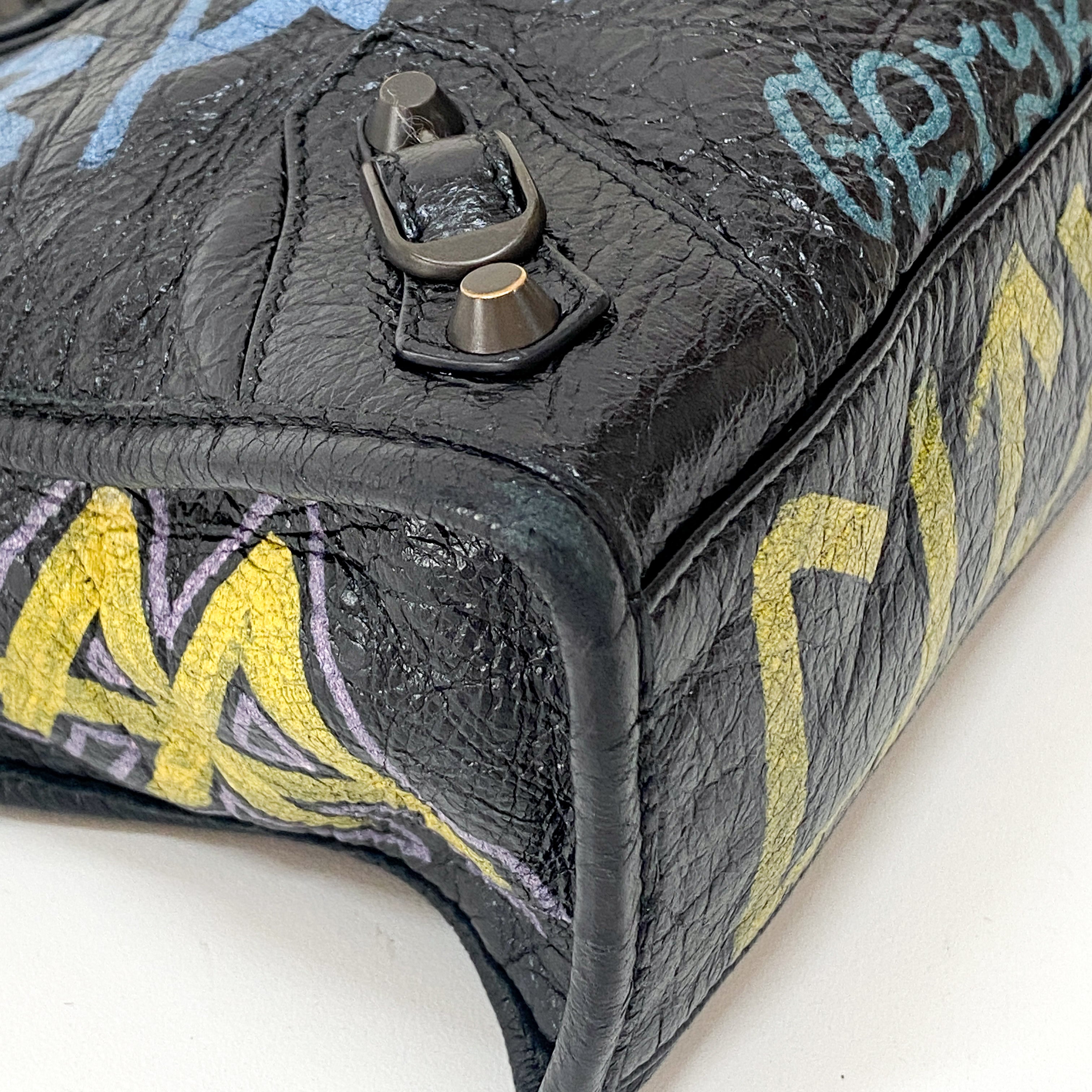 The First Graffiti Leather Bag