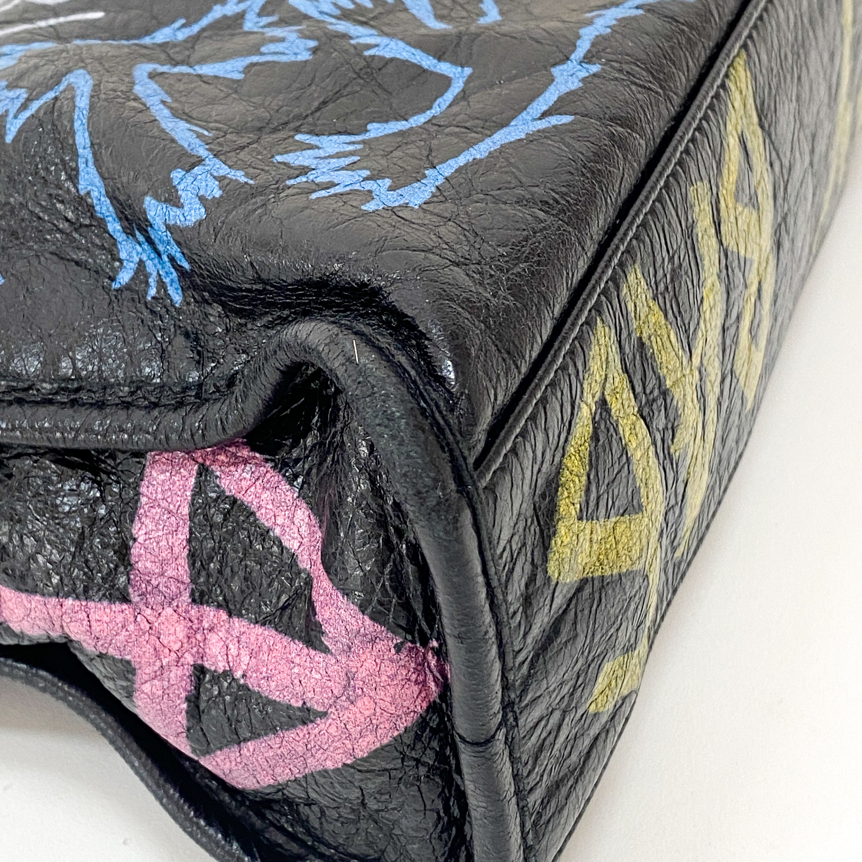 The First Graffiti Leather Bag