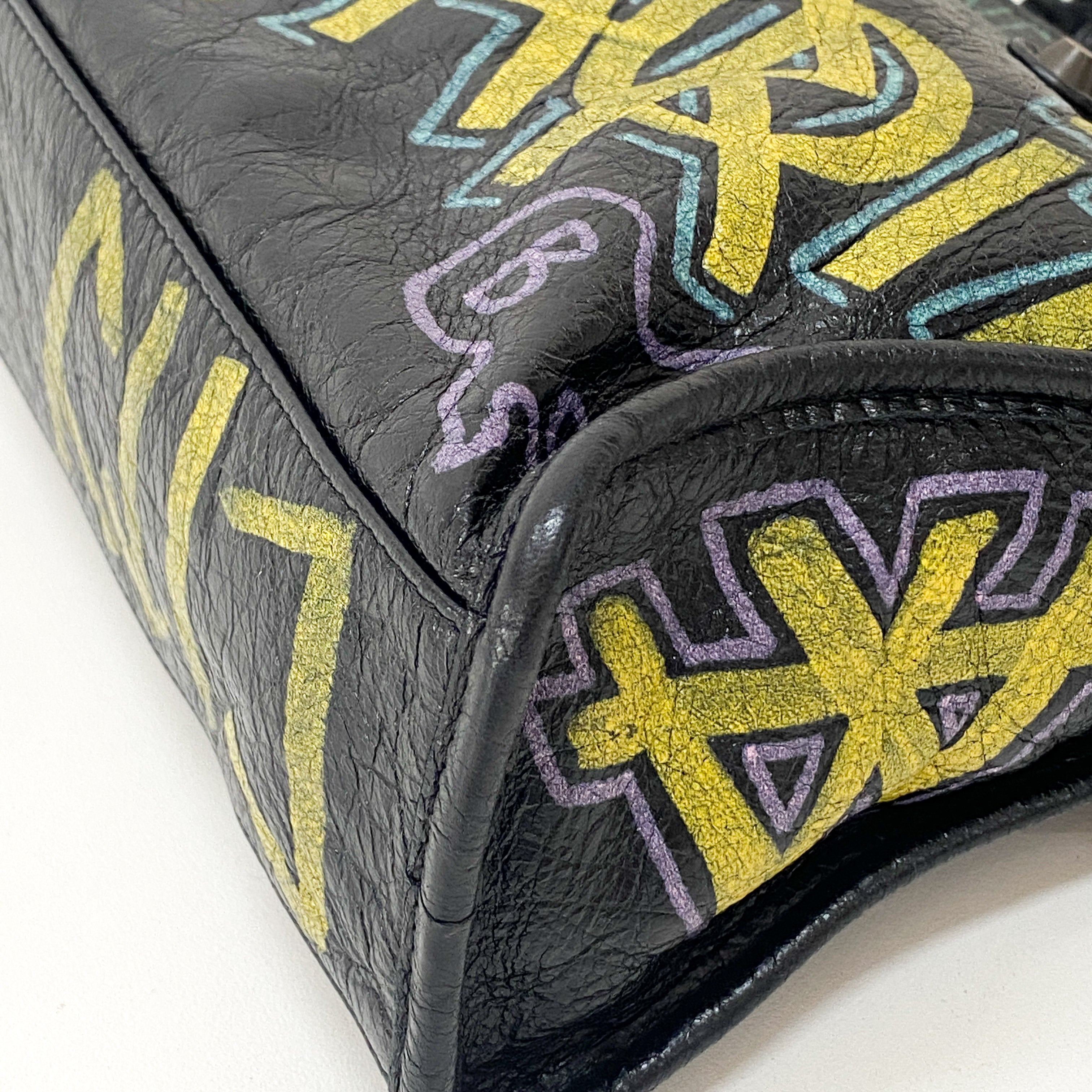 The First Graffiti Leather Bag