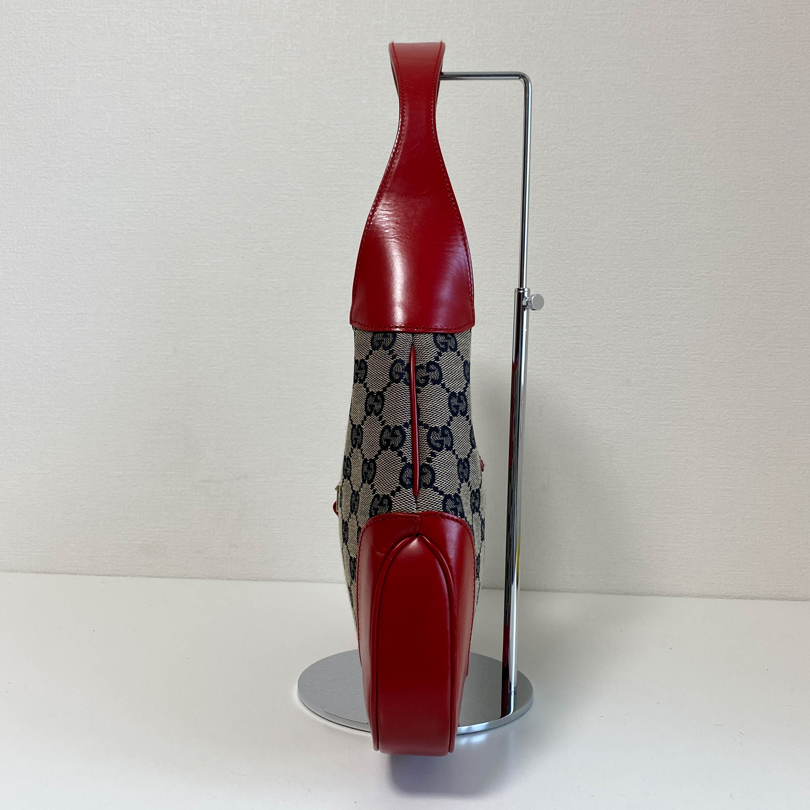 Jackie Red Leather Shoulder Bag