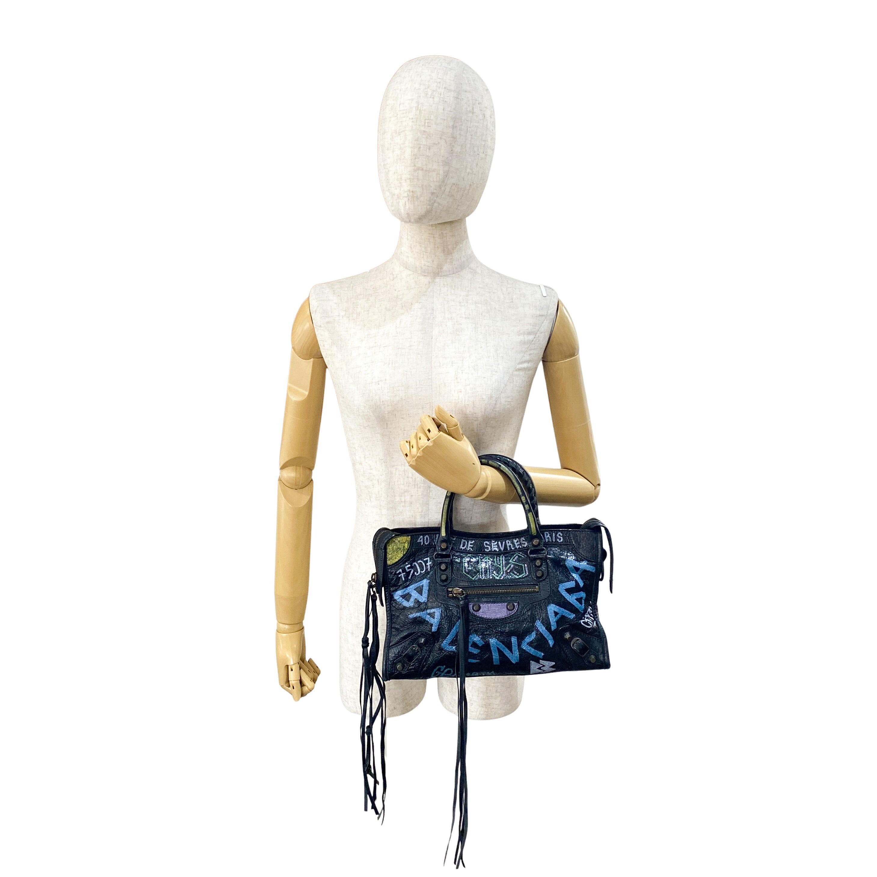 The First Graffiti Leather Bag