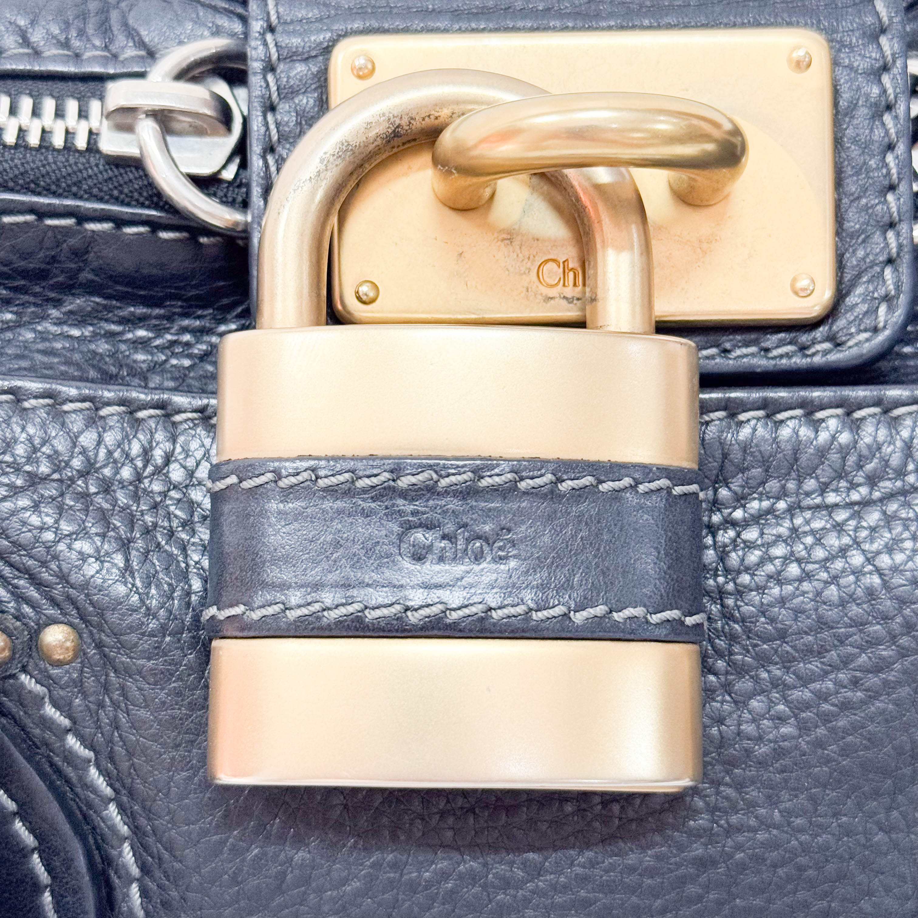 Paddington Black Leather Shoulder Bag