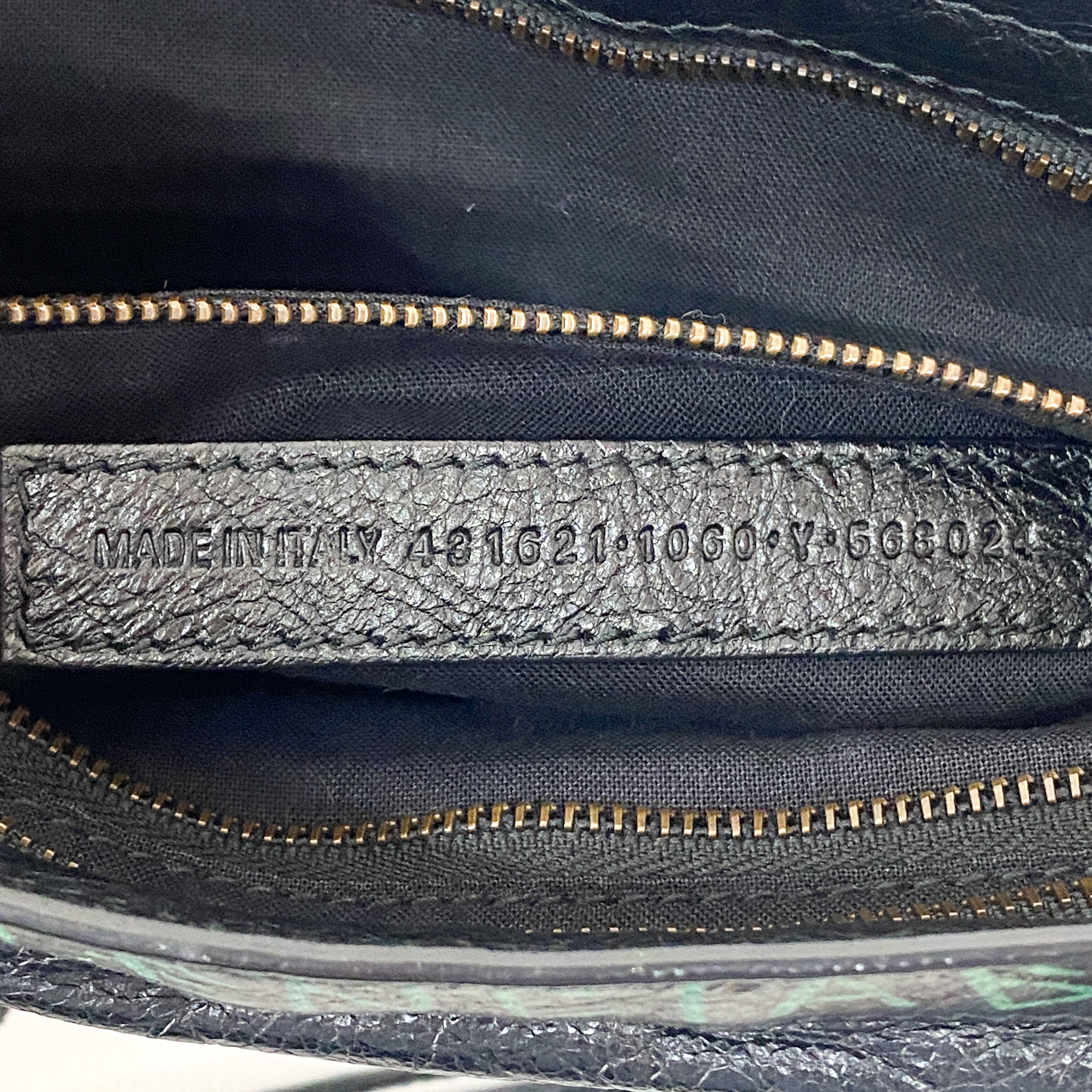 The First Graffiti Leather Bag