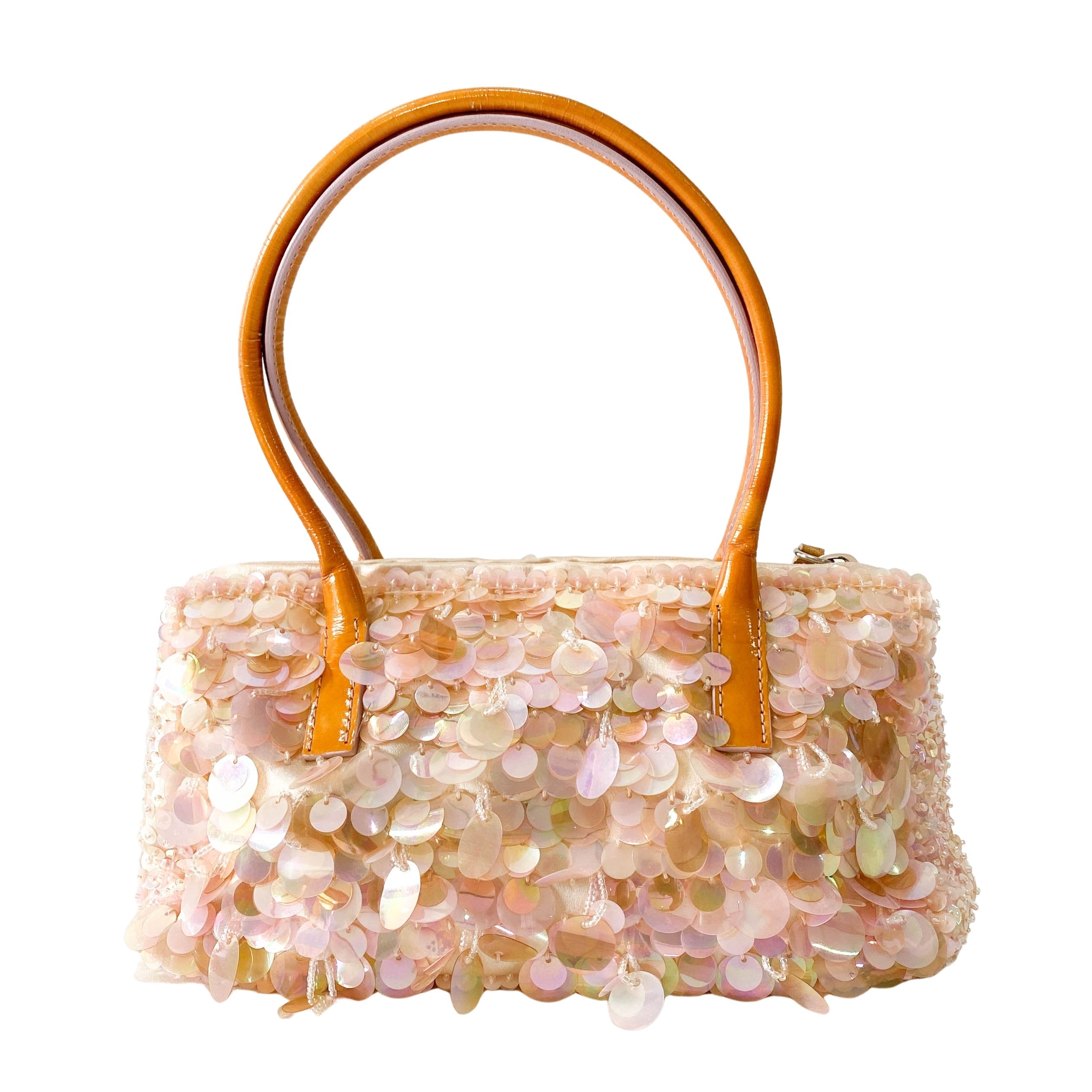 Limited Edition Pink Sequin and Satin Handbag