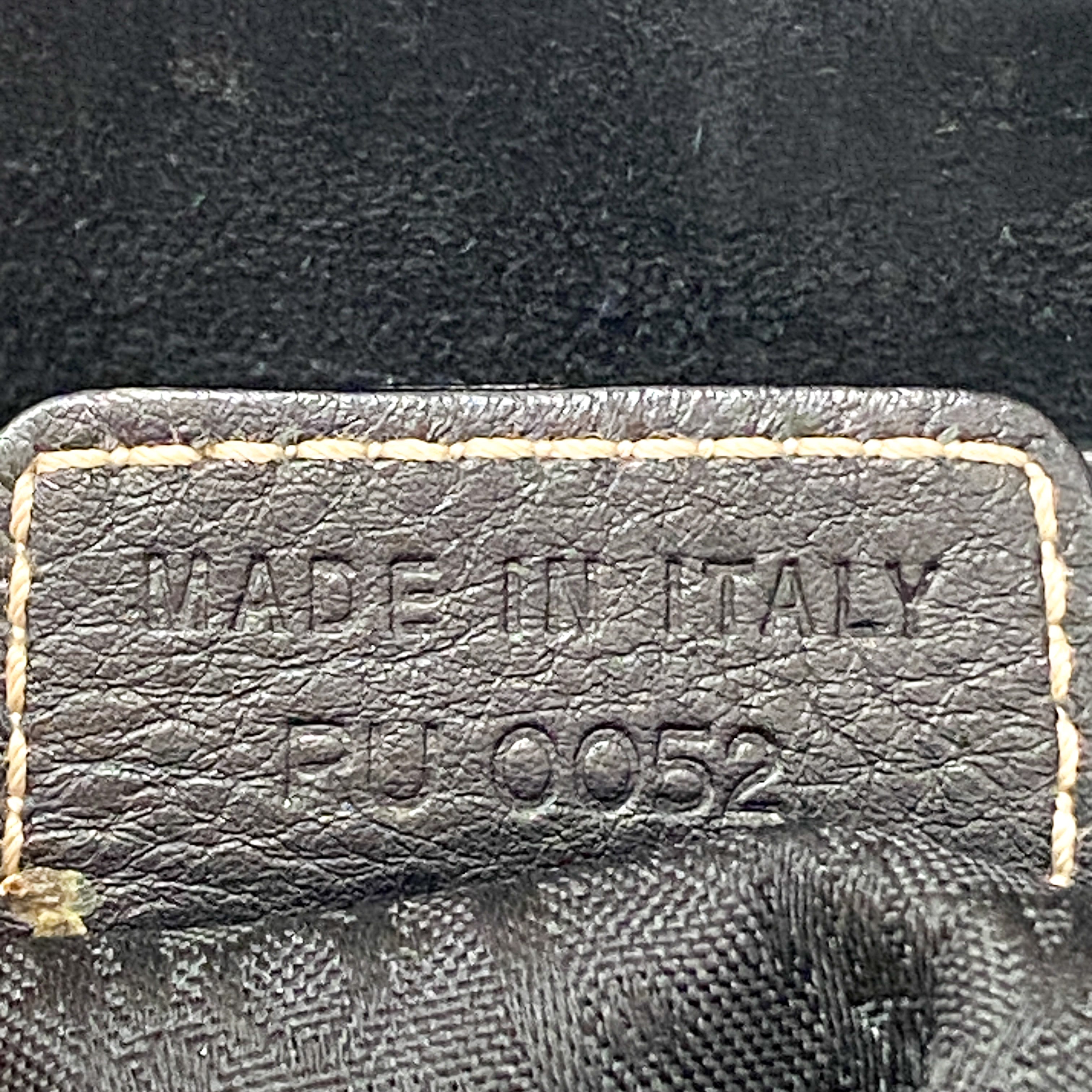 Saddle Black Leather Shoulder Bag