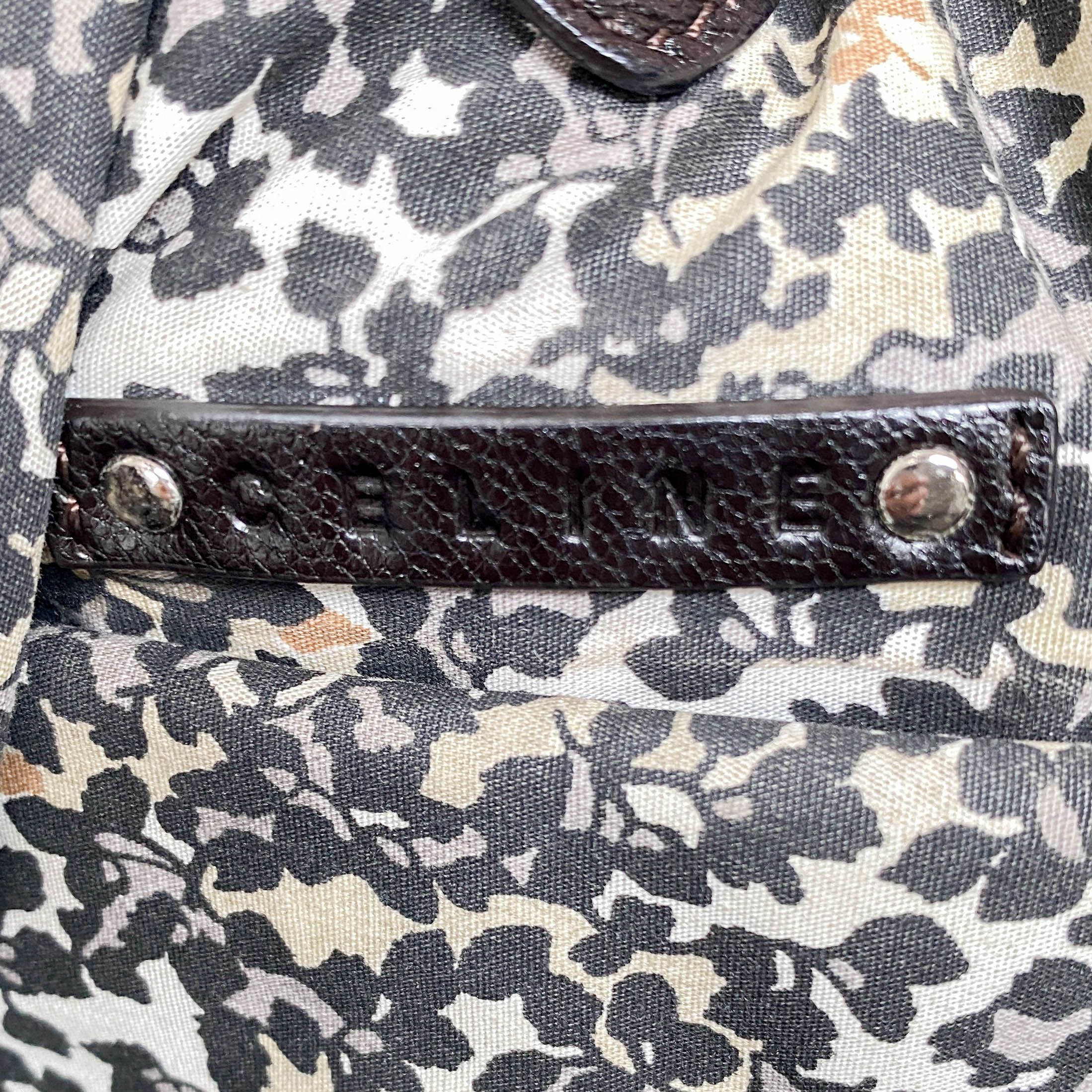 Macadam Triomphe Blue Denim Shoulder Bag